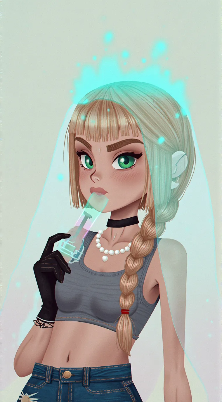 ai character: Natalie  background