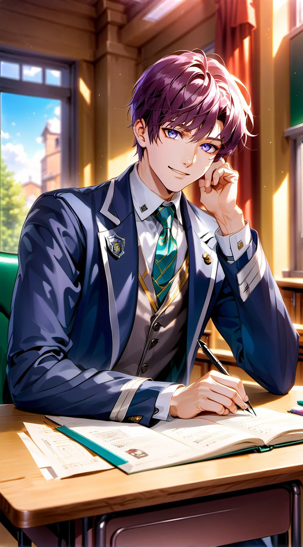 ai character: Hiro background