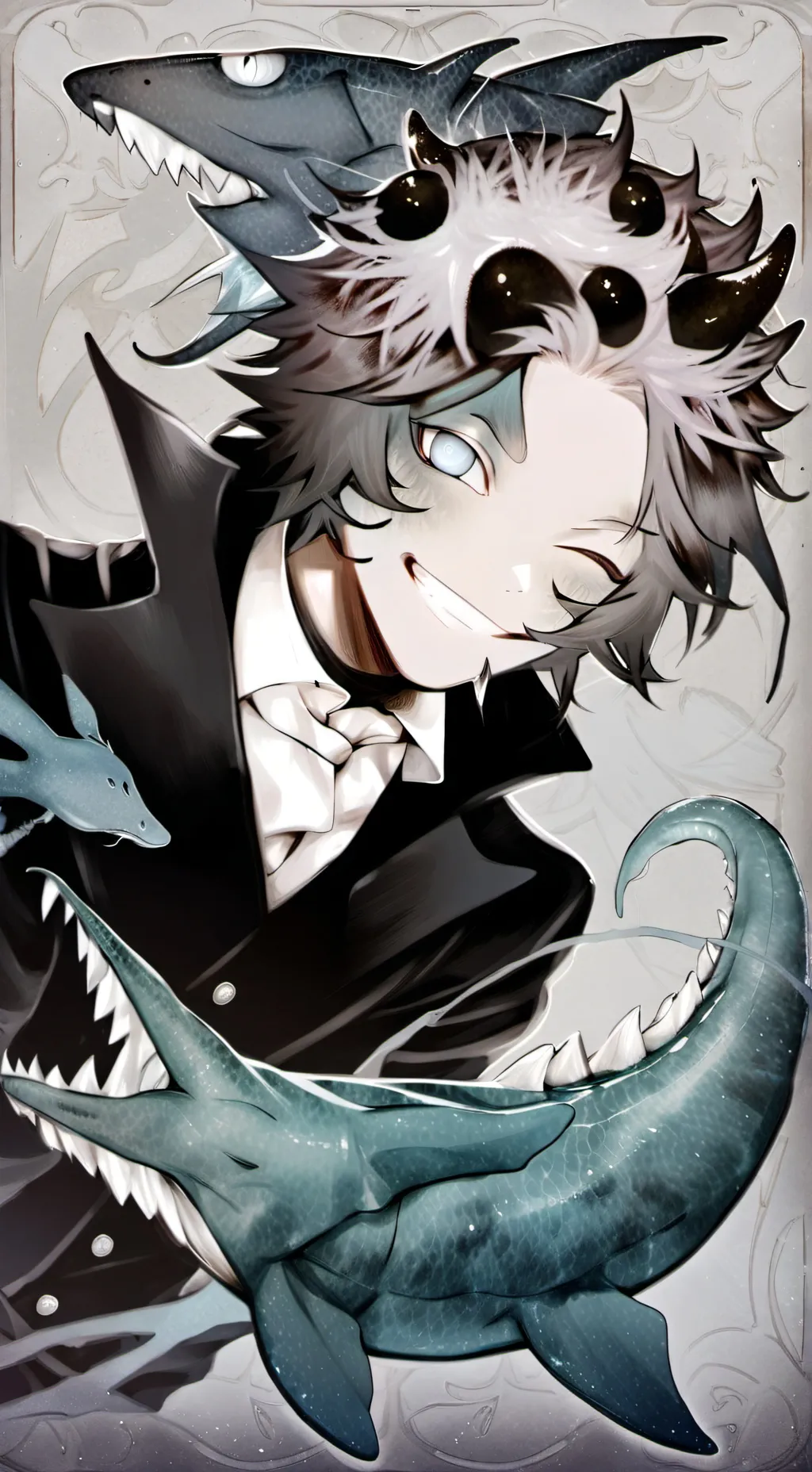 ai character: Sebastian solace  background