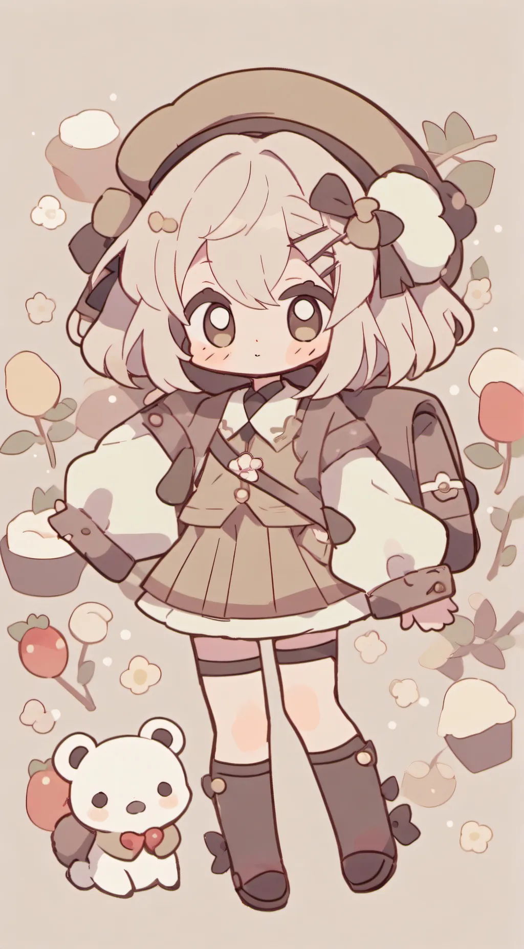 ai character: sofia💗 background