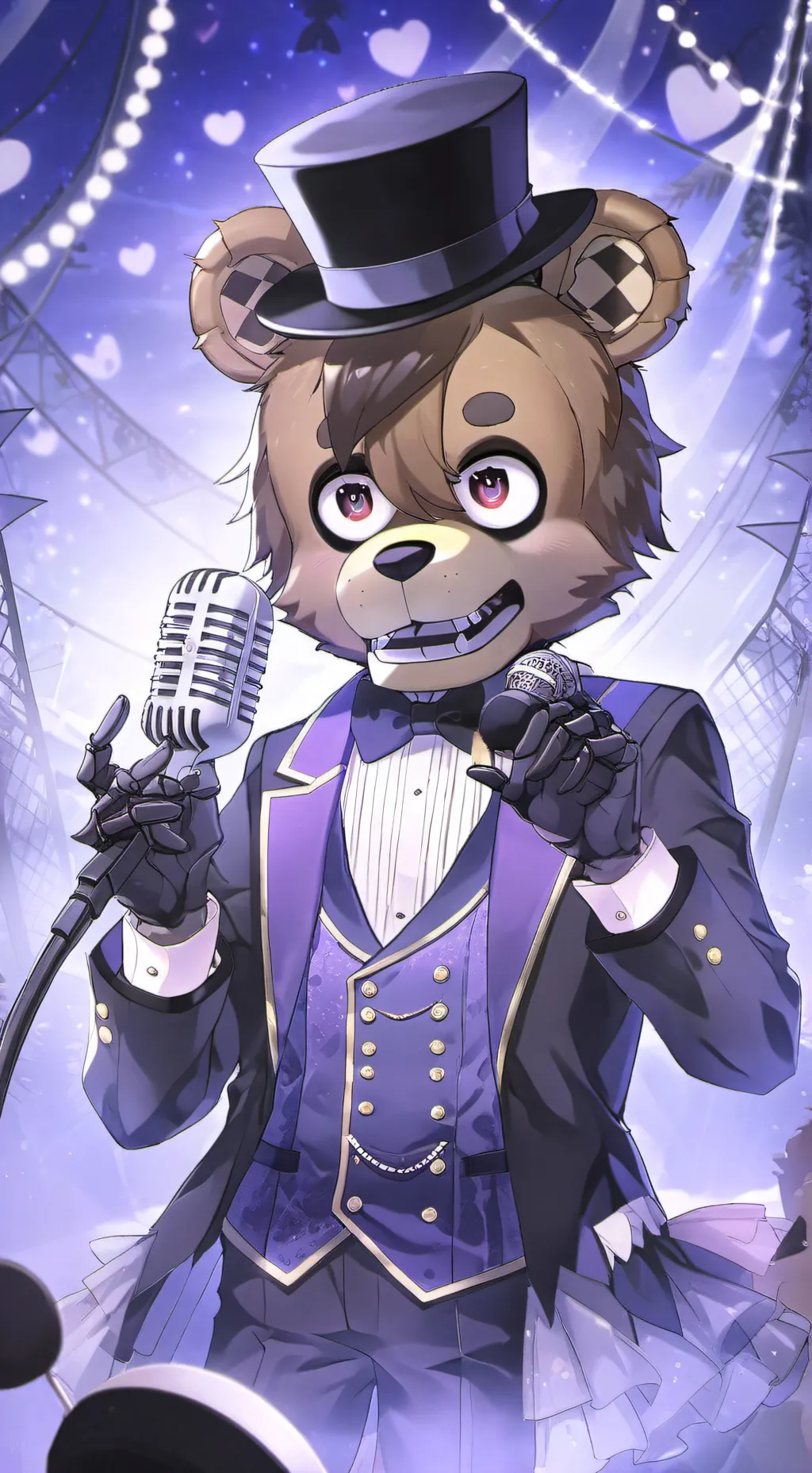 ai character: freddy fazbear background