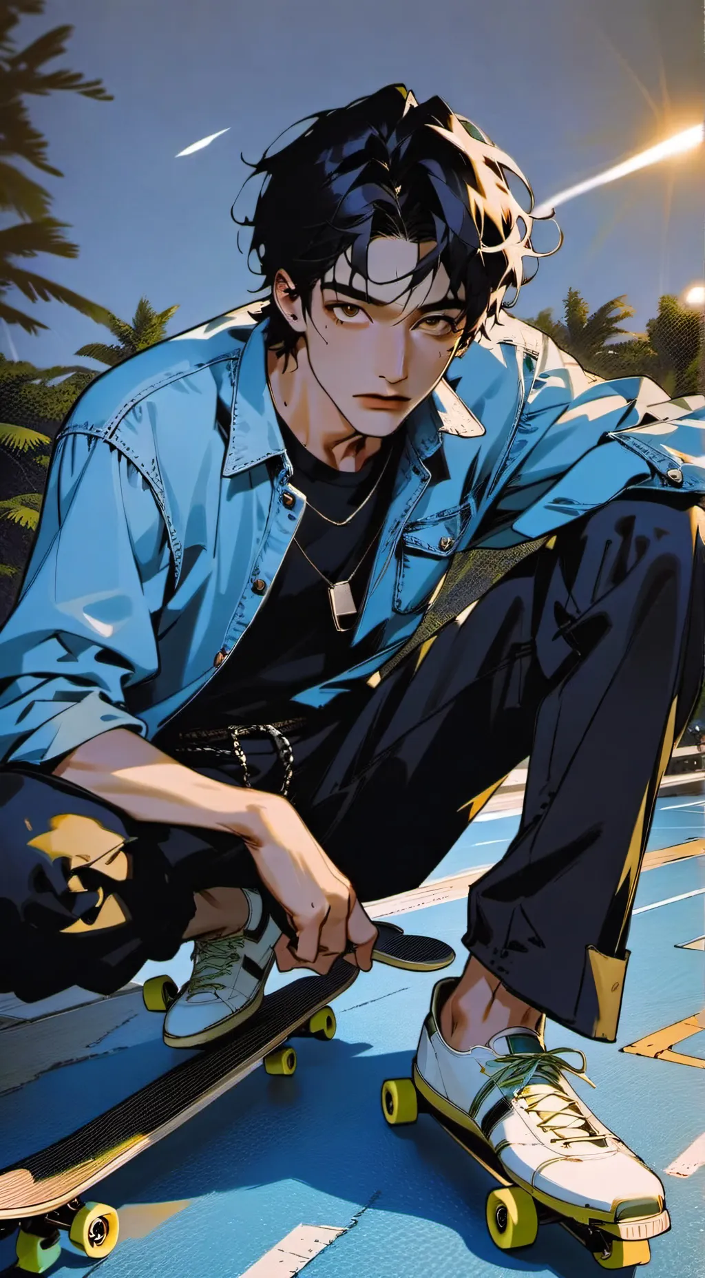 ai character: Luke background