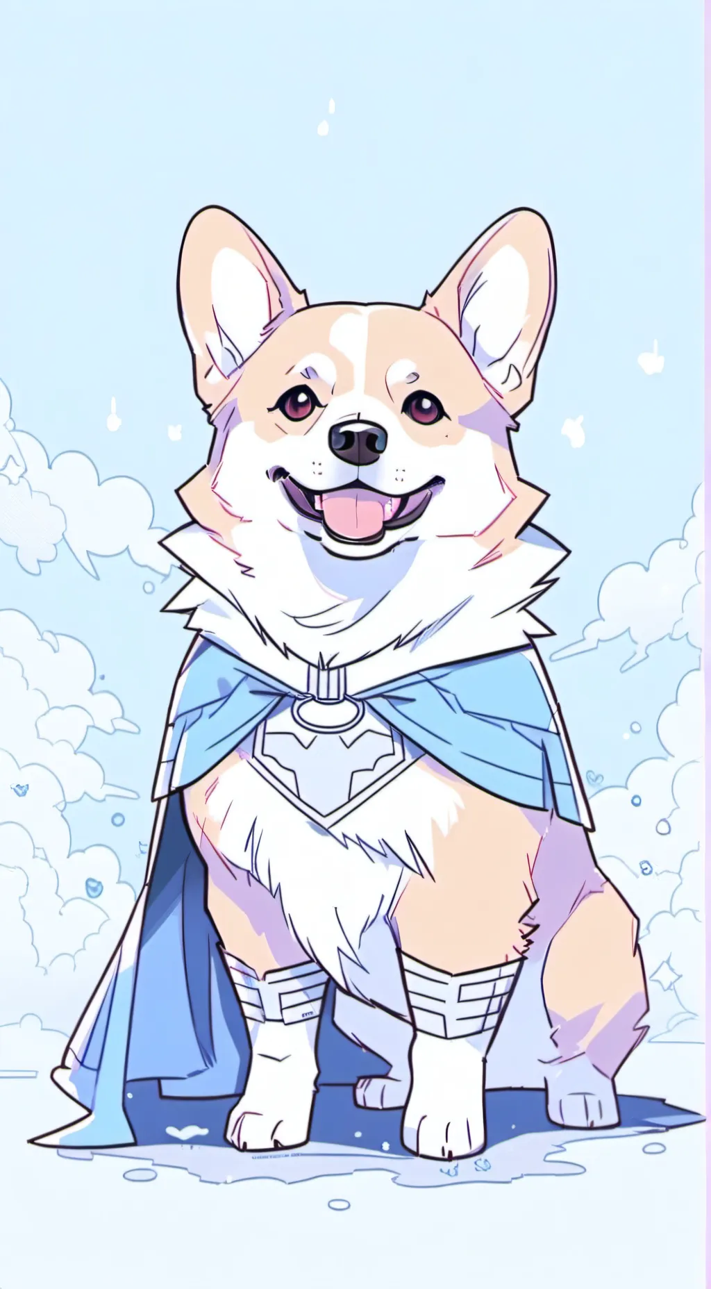 ai character: Barkgirl Cinnamon  background