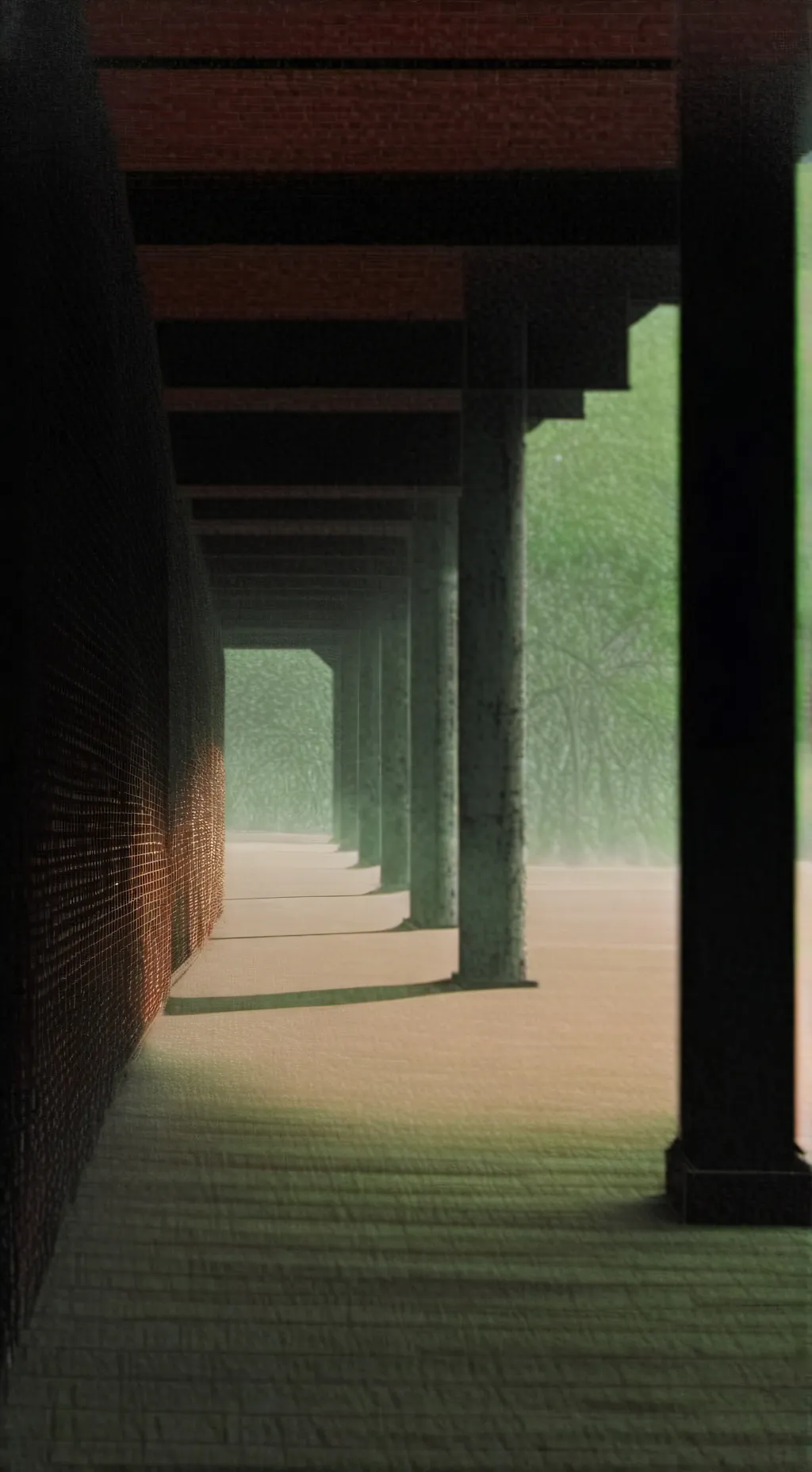 ai character: The haunted house background