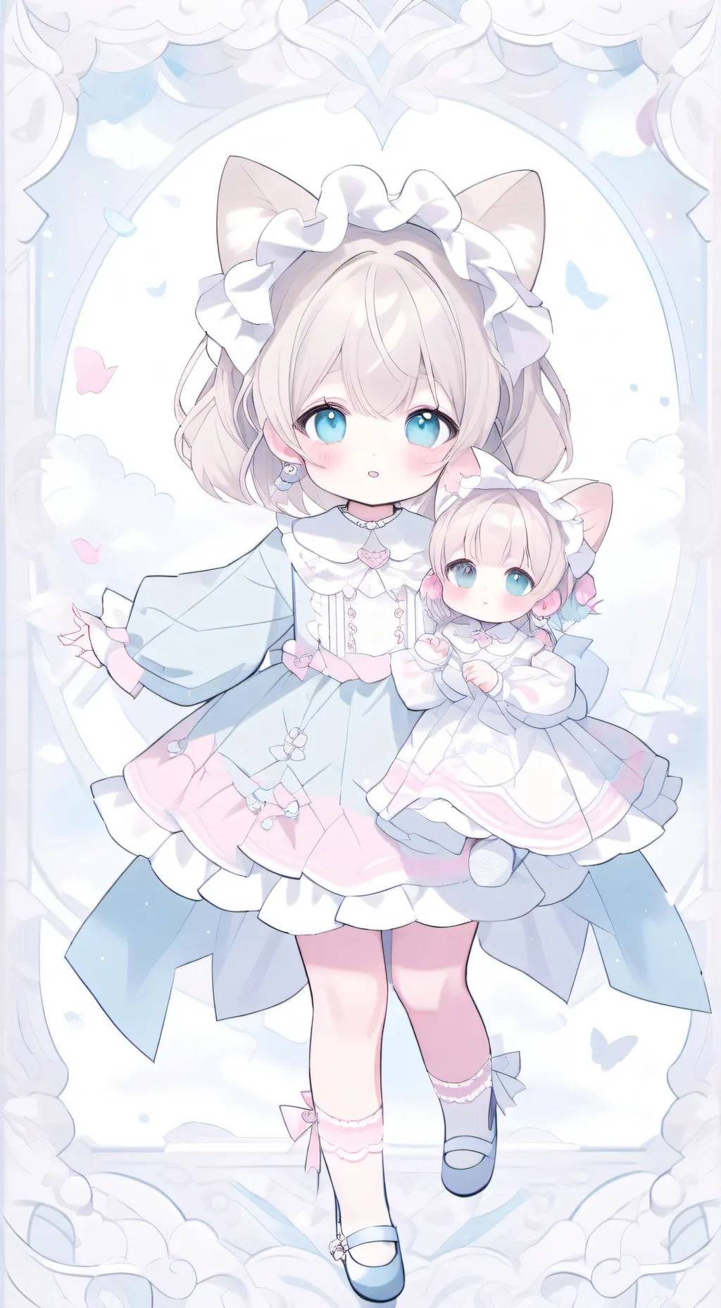 ai character: ~Mika and Mila~ background