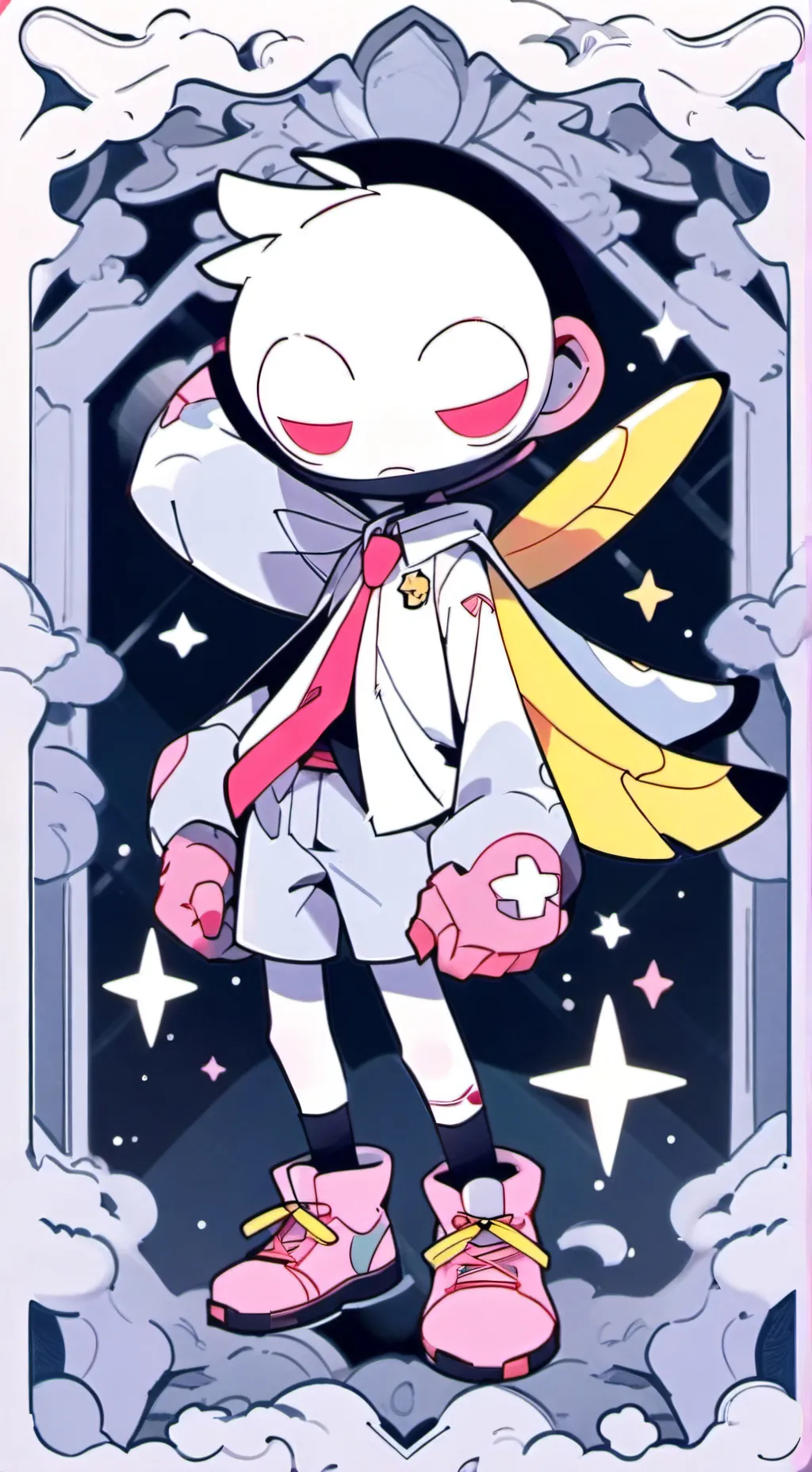 ai character: Glisten The Mirror background