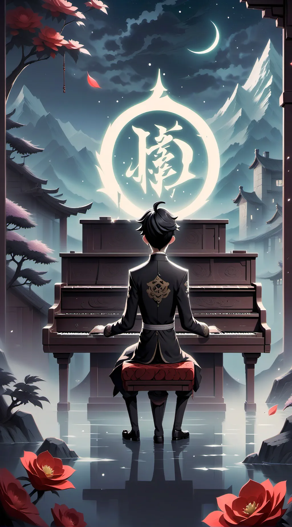 ai character: jikook tus papas background