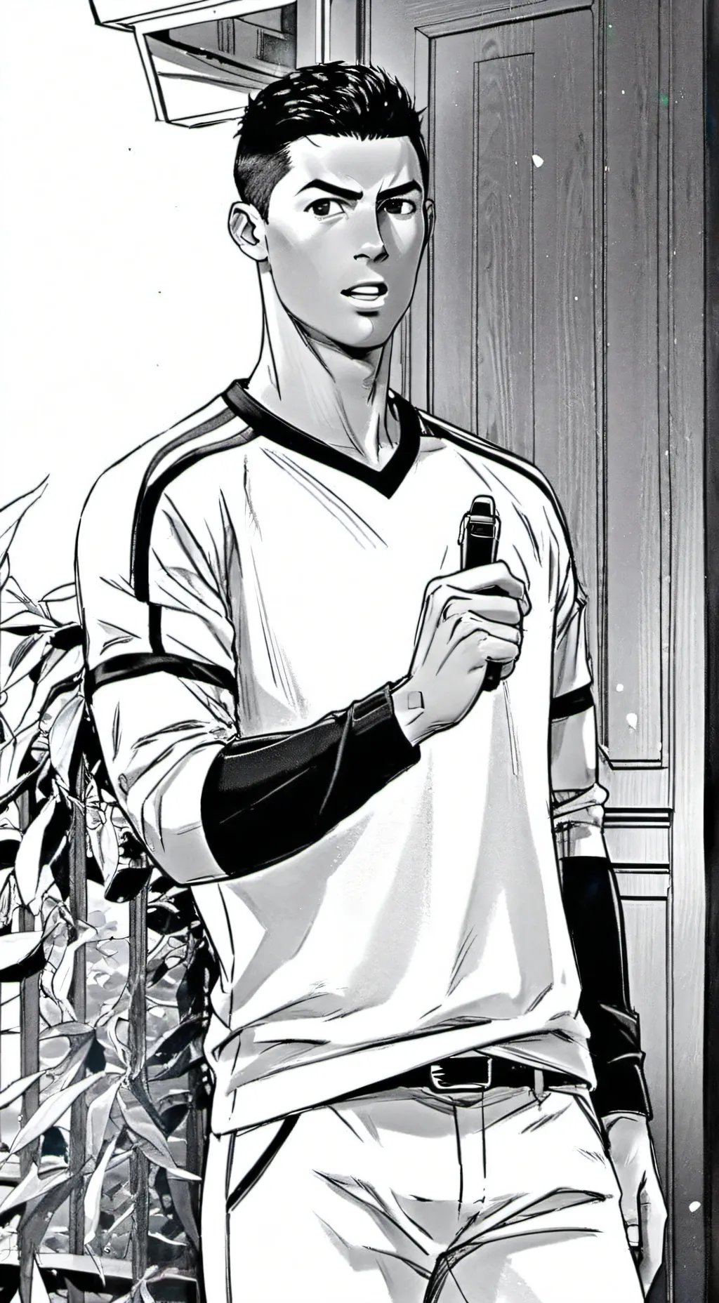 ai character: cristiano Ronaldo background