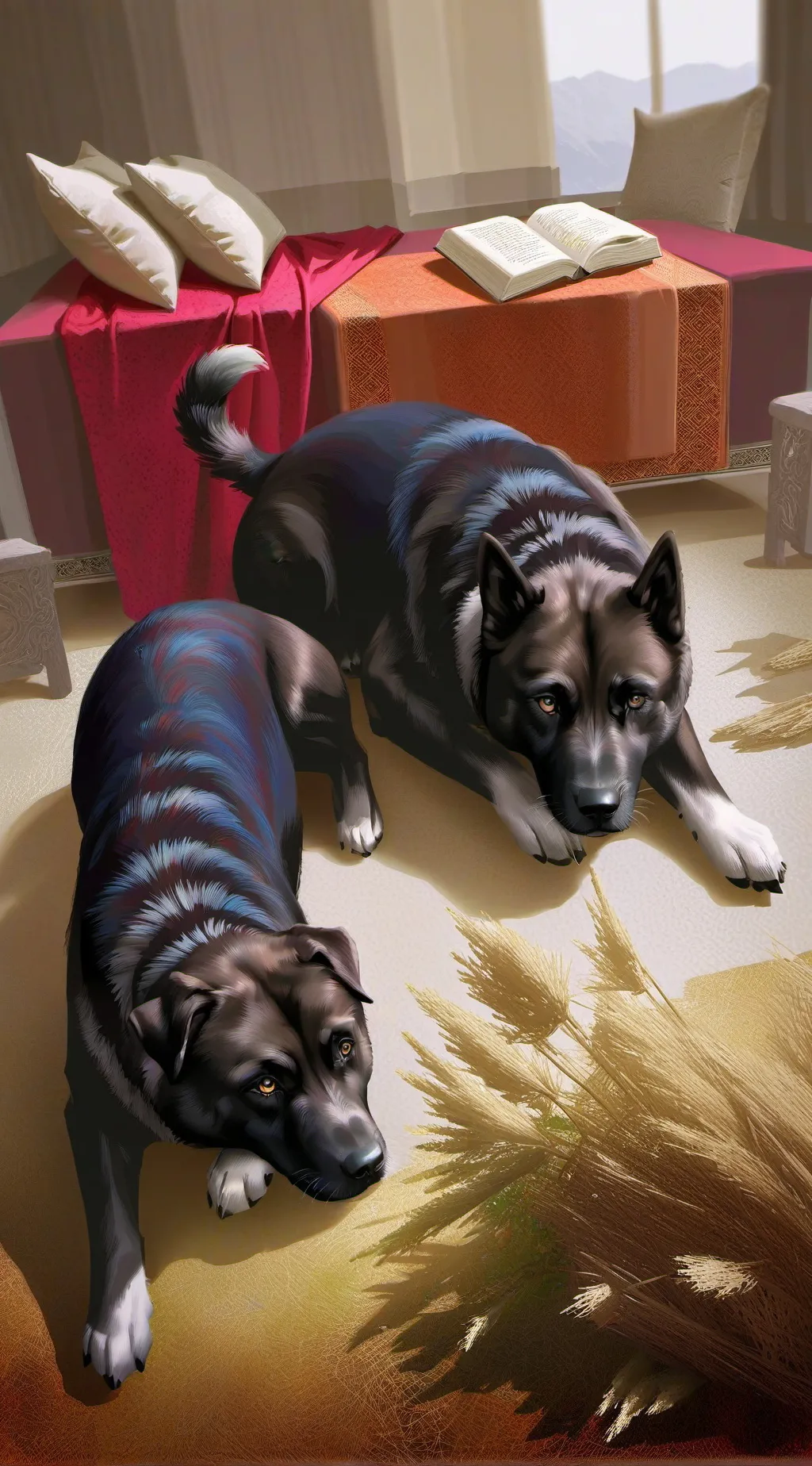 ai character: +kangal fighting.+ background