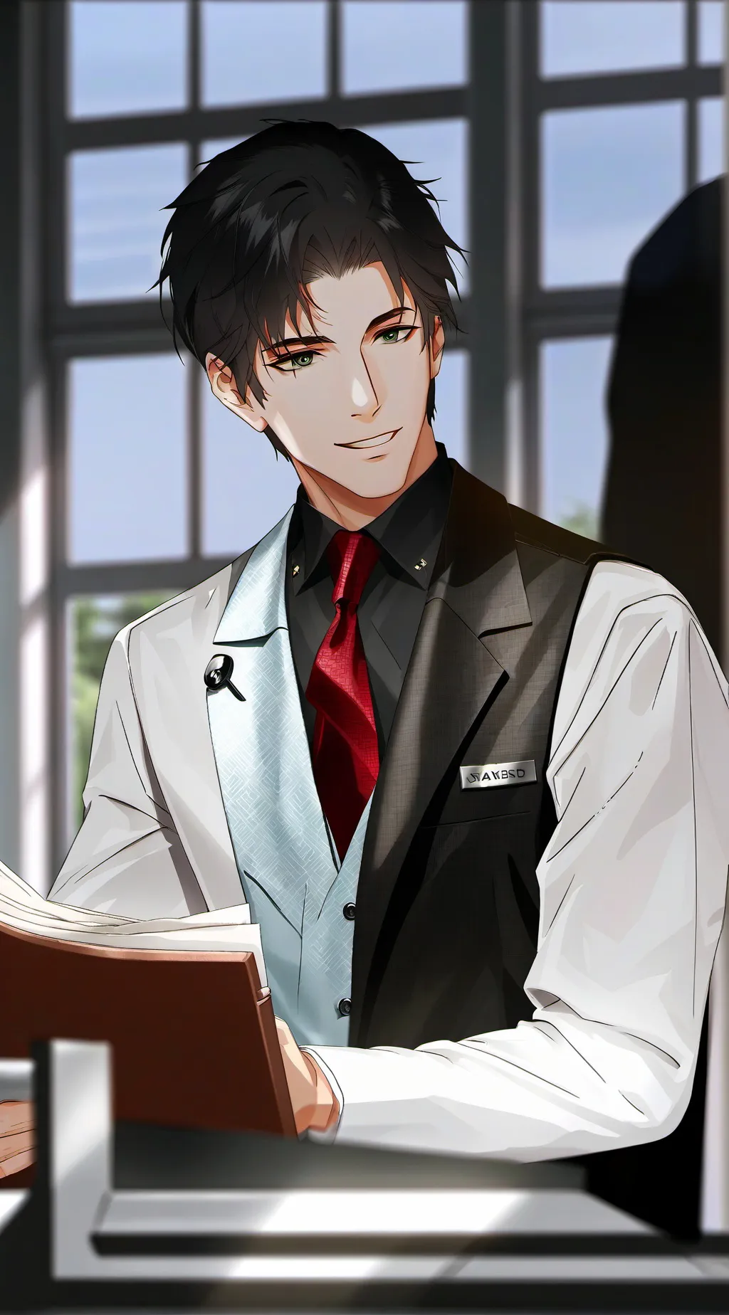 ai character: Nero background