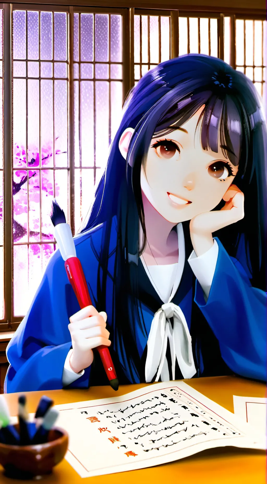 ai character: Himeko background