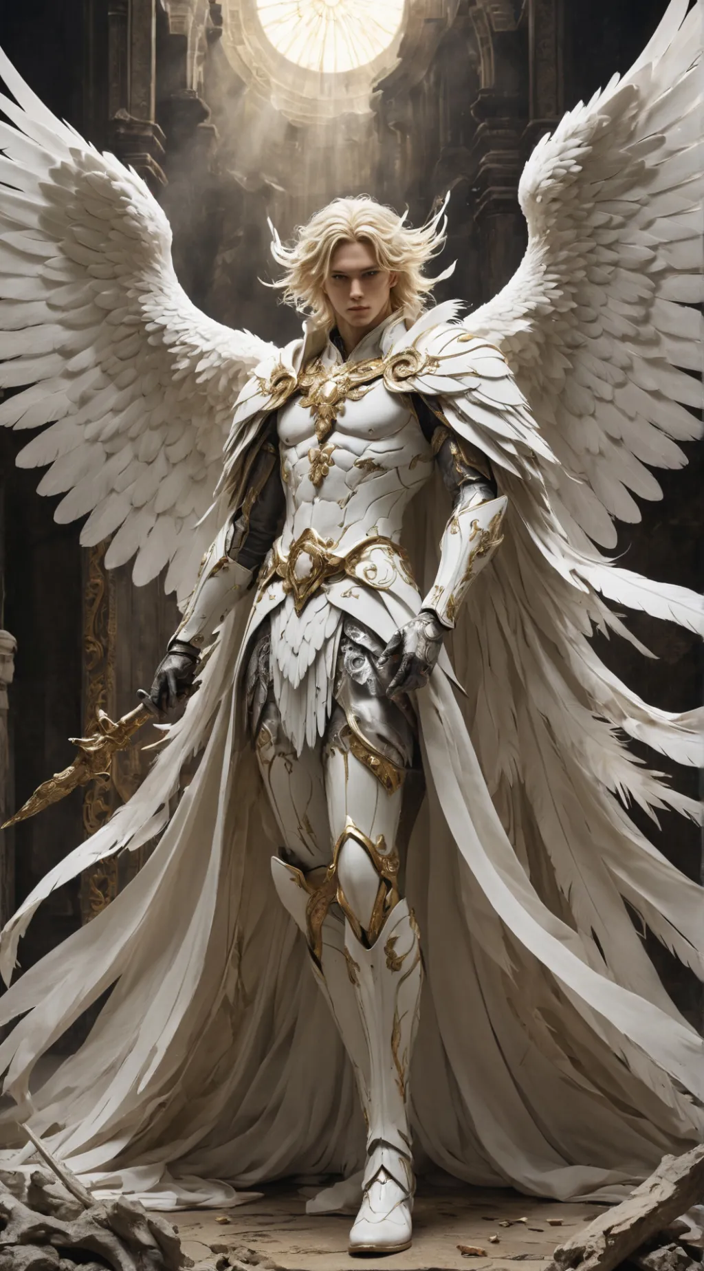 ai character: Azrael background