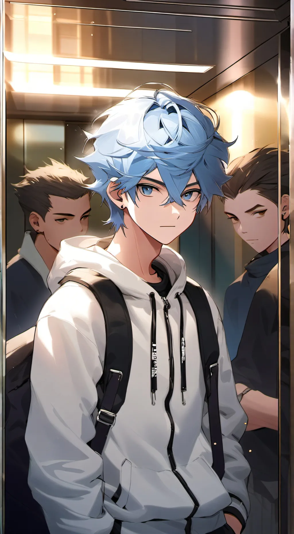 ai character: l'accenseur de ouf background