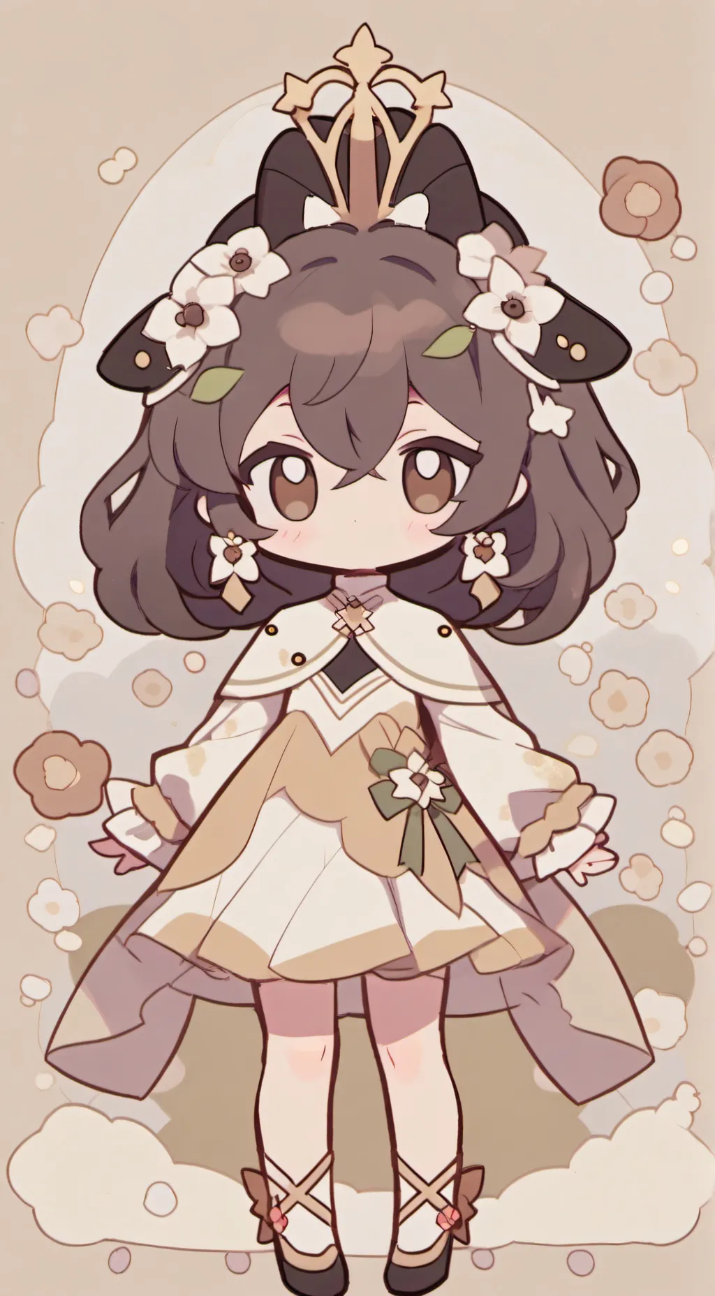 ai character: 🖤Miss circle🖤 background