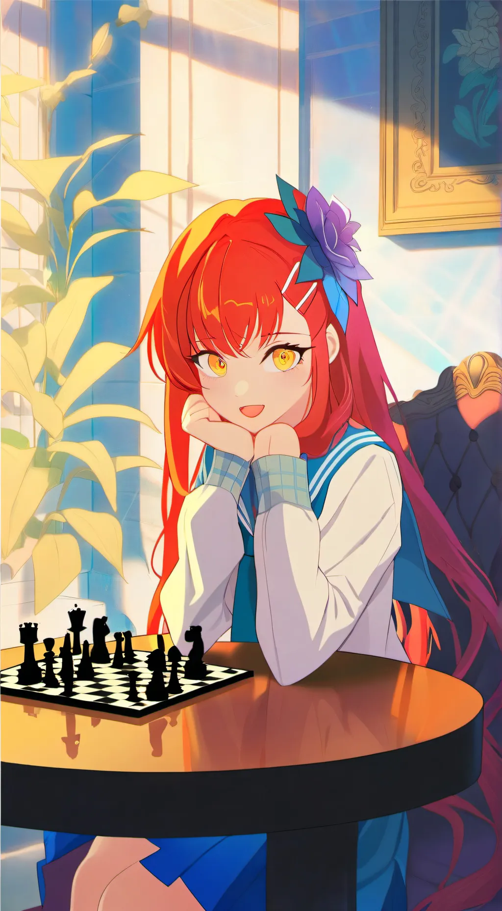 ai character: Reine background