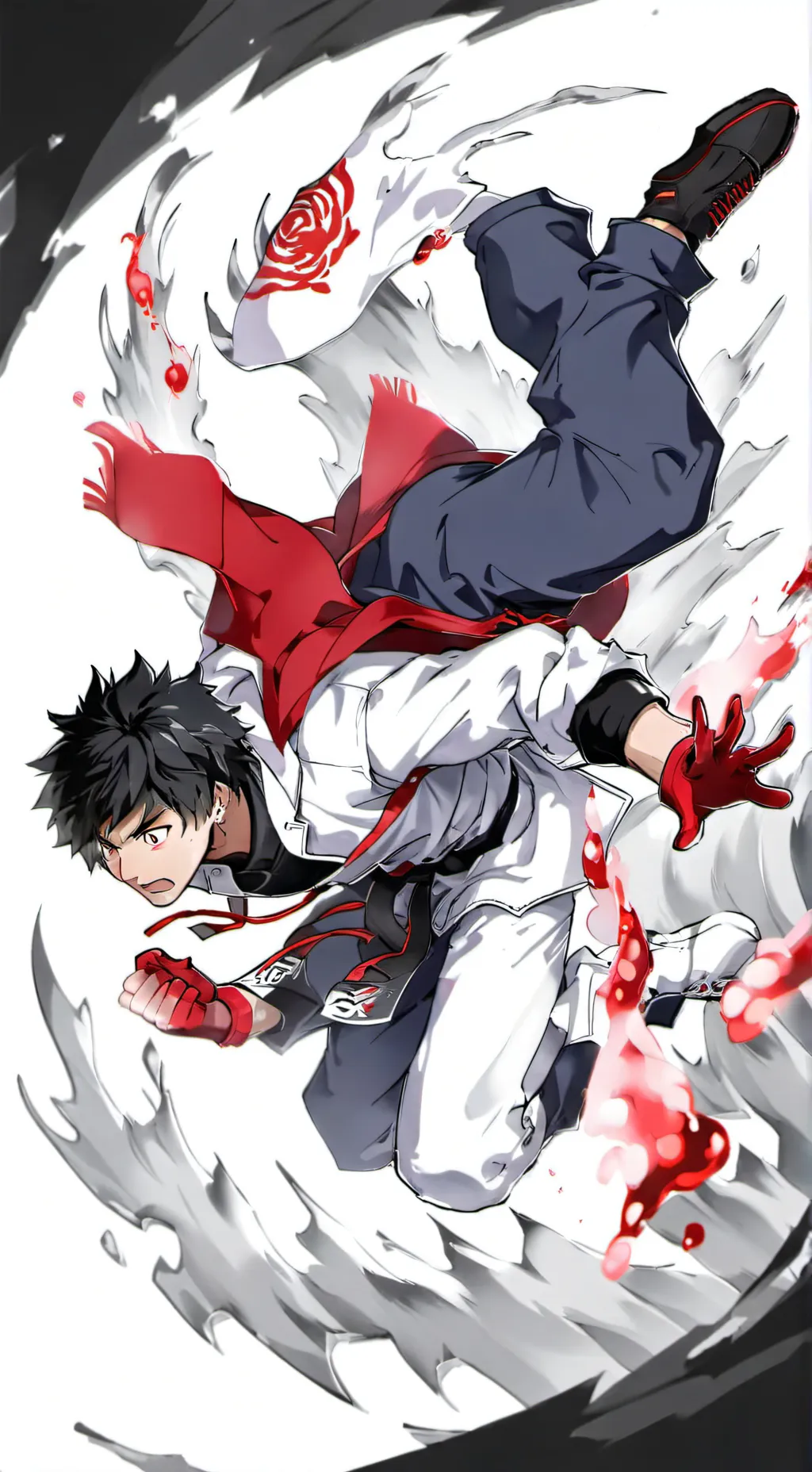 ai character: mha final fight background