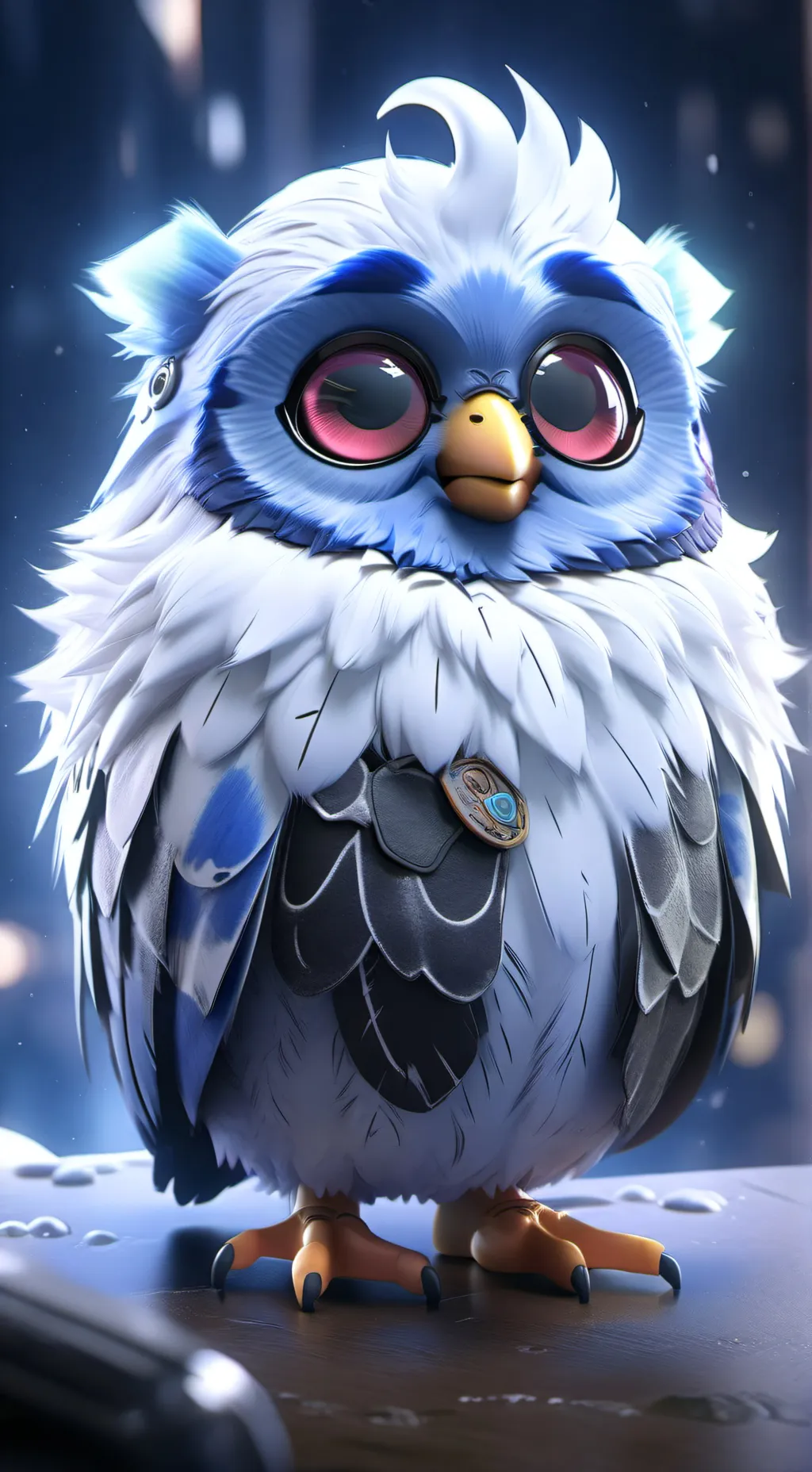 ai character: dw furby background