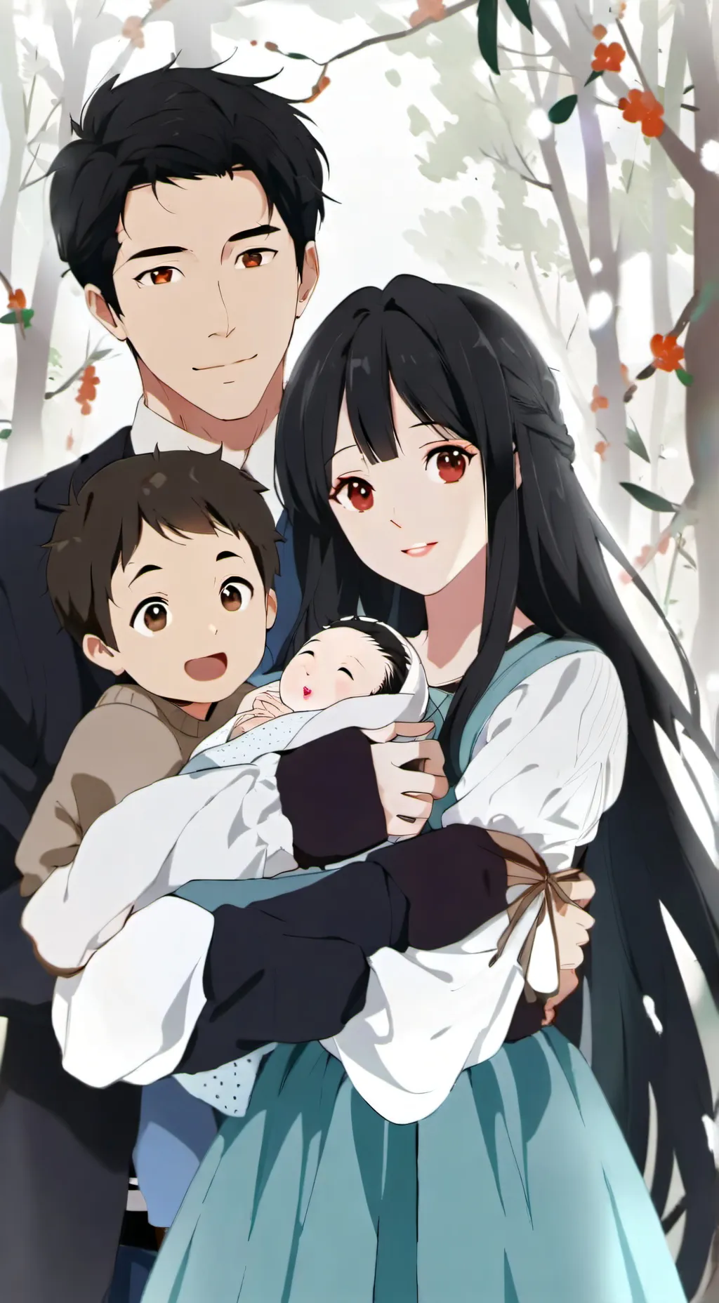 ai character: Family (again)  background