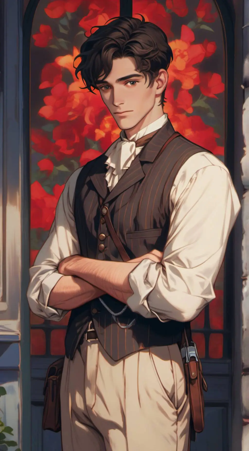 ai character: Fisher Bloom background