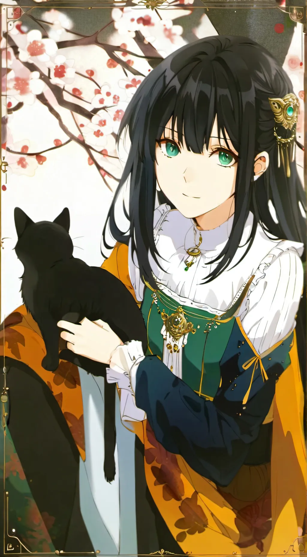 ai character: Lilith (Black Cat) background