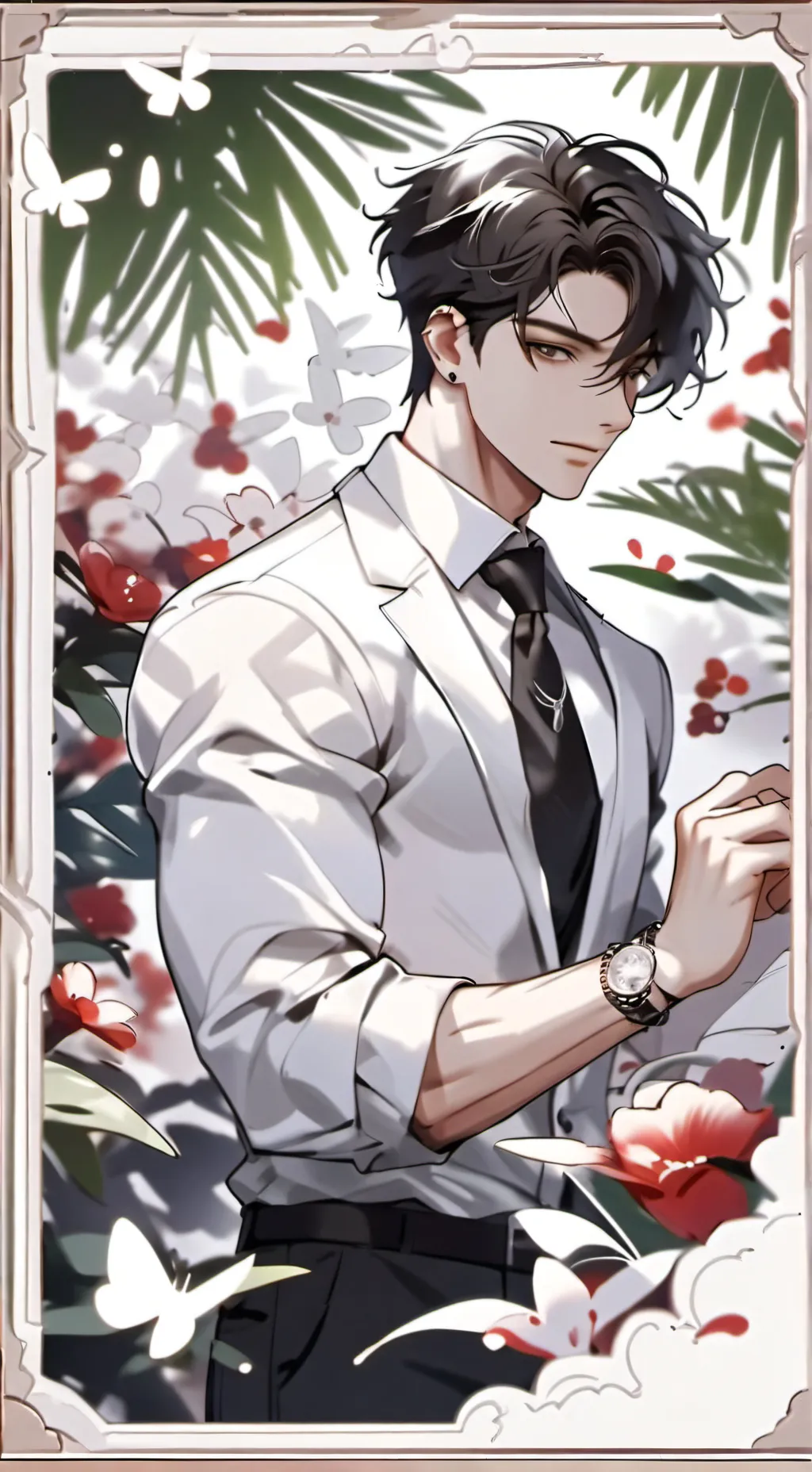 ai character: adrian background