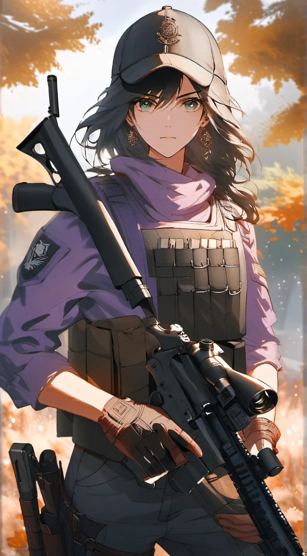 ai character: Lyria background