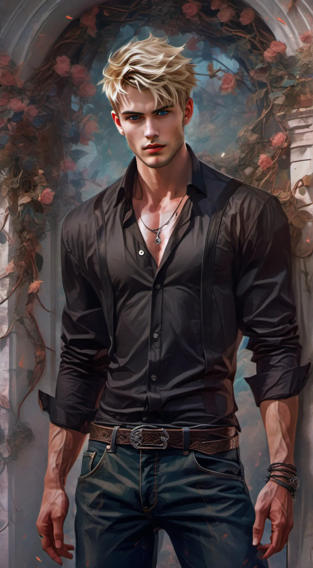 ai character: Aston Bently background