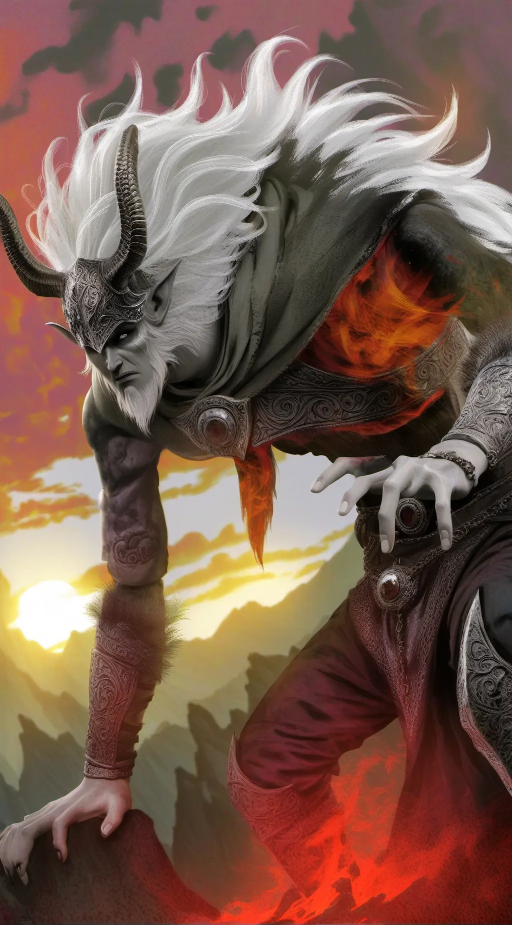 ai character: SECRET MONSTER background