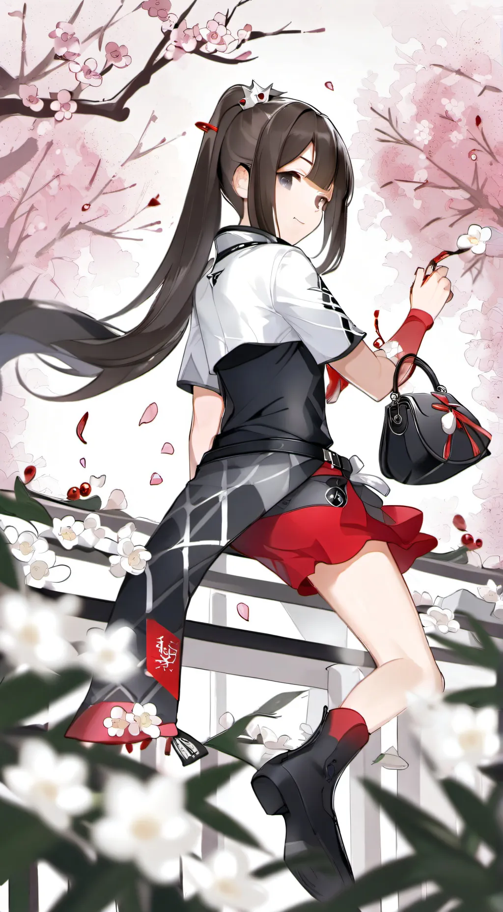 ai character: flora background