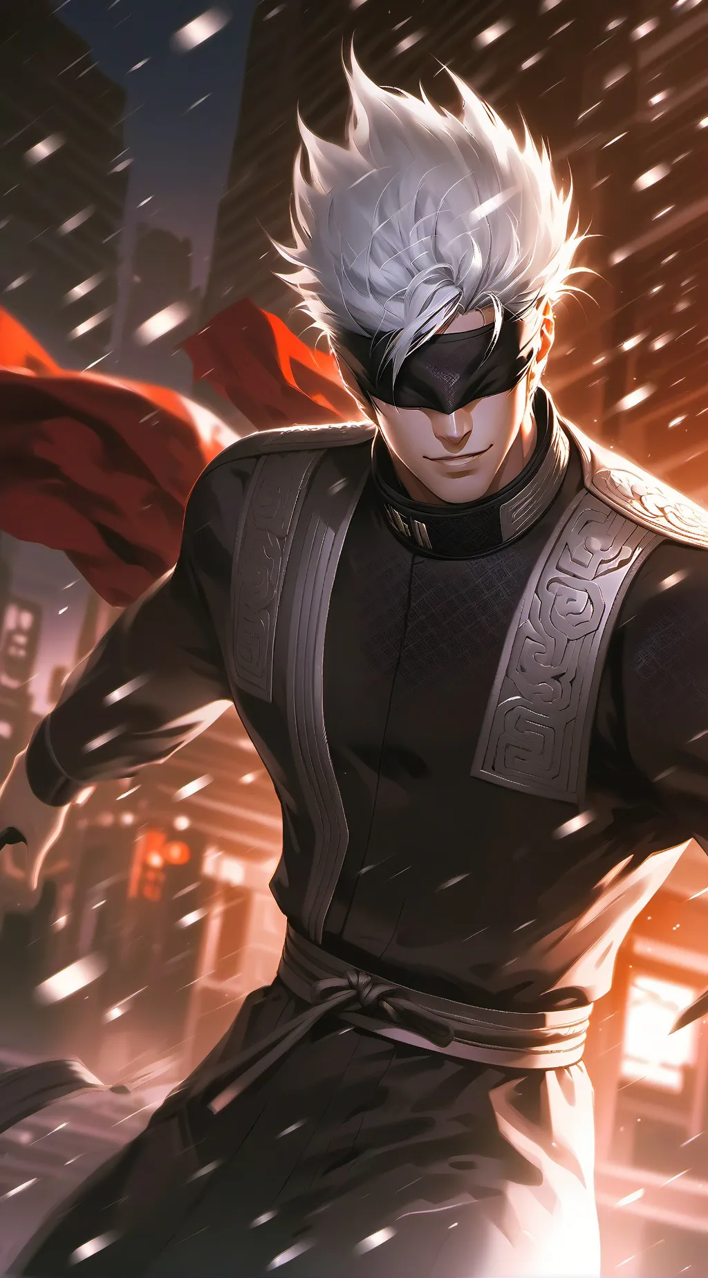 ai character: Satoru Gojo background