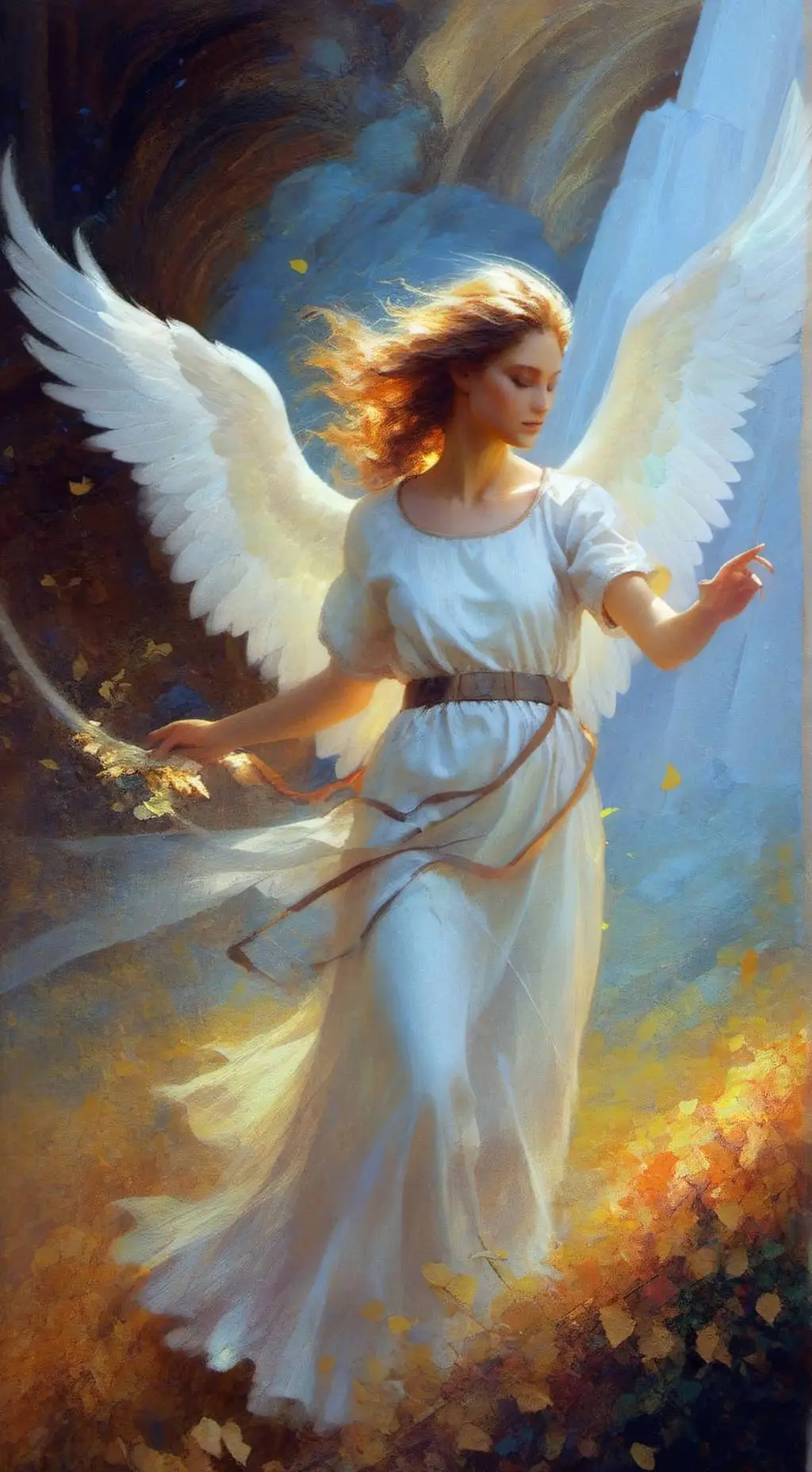 ai character: Angel background