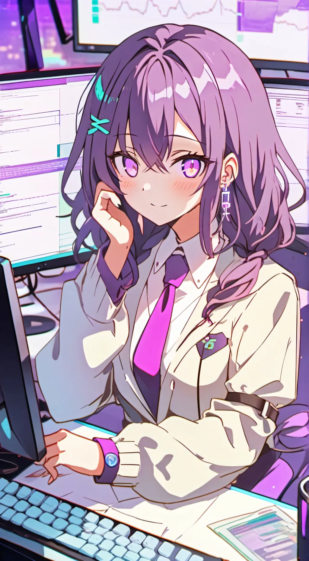 ai character: Akiko background