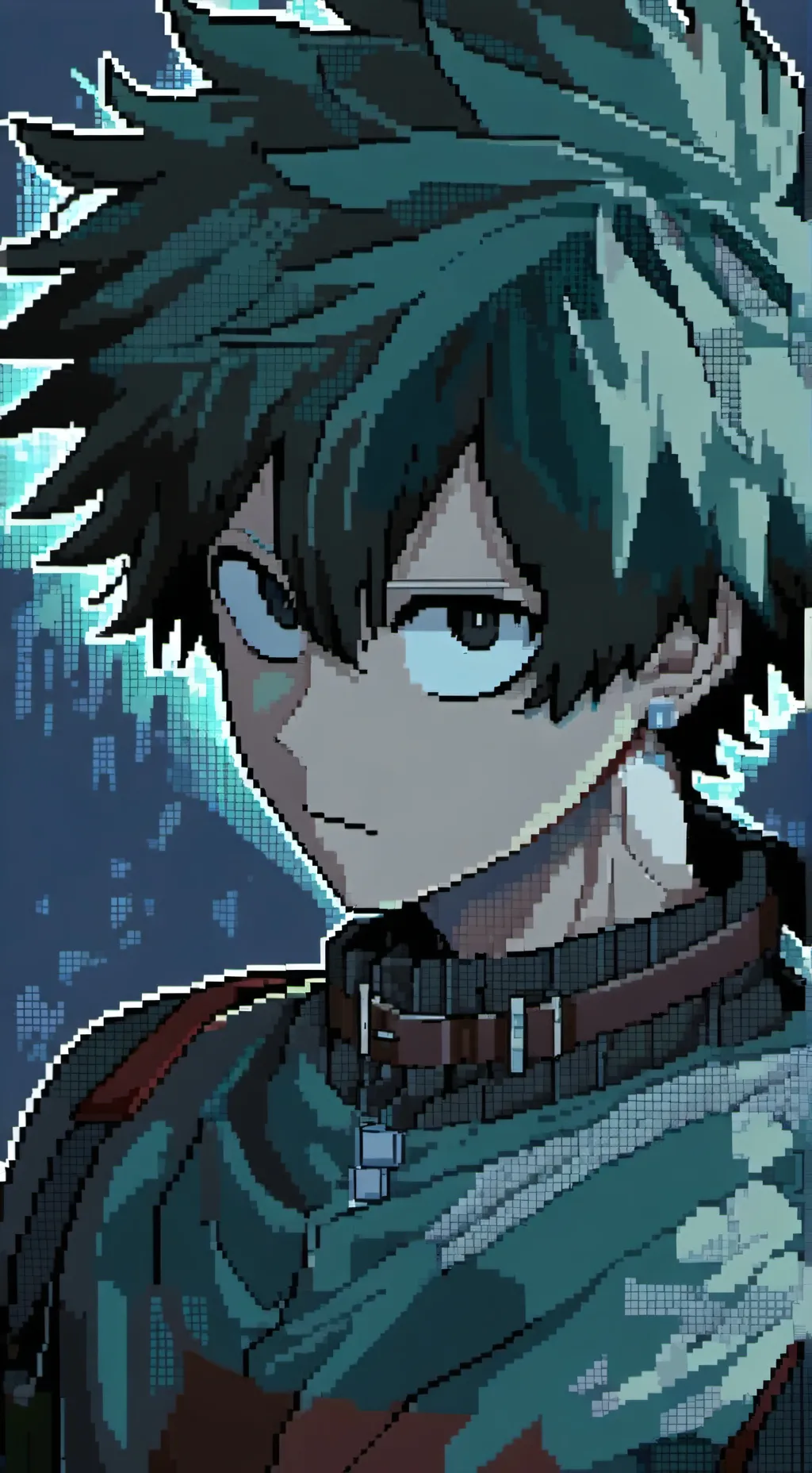 ai character: MHA hurt Mineta background