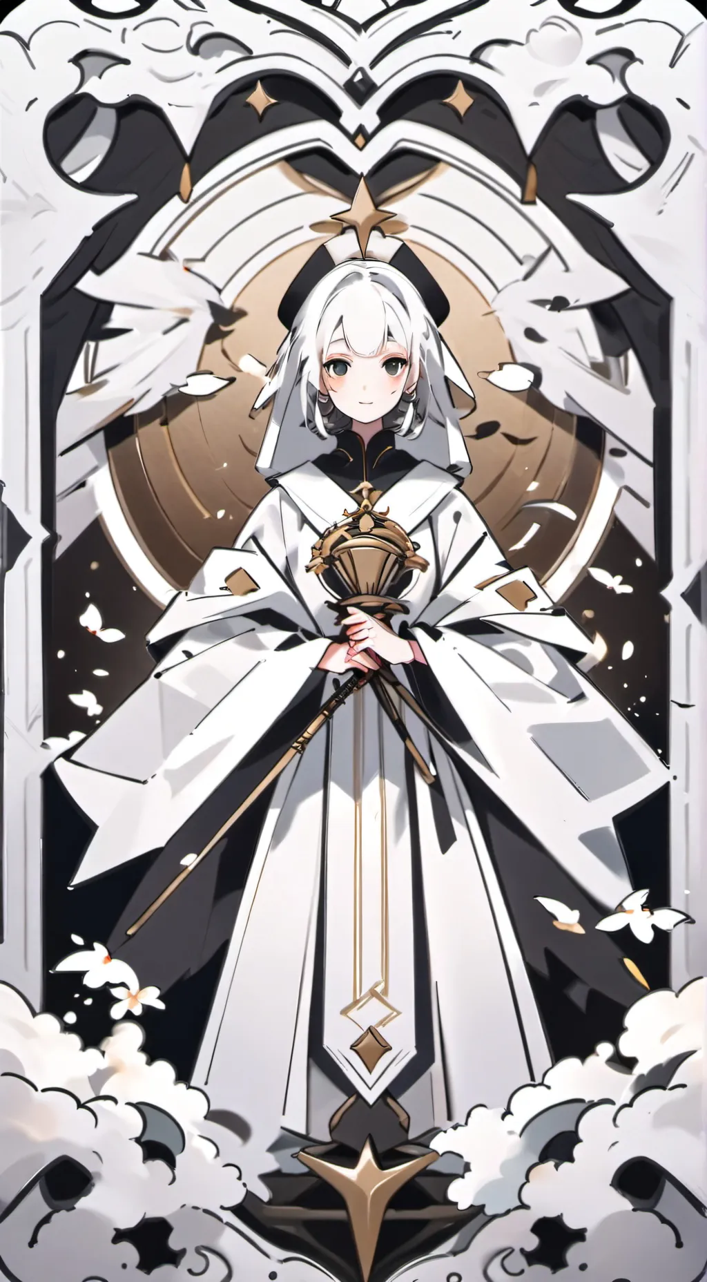 ai character: HB movie night background