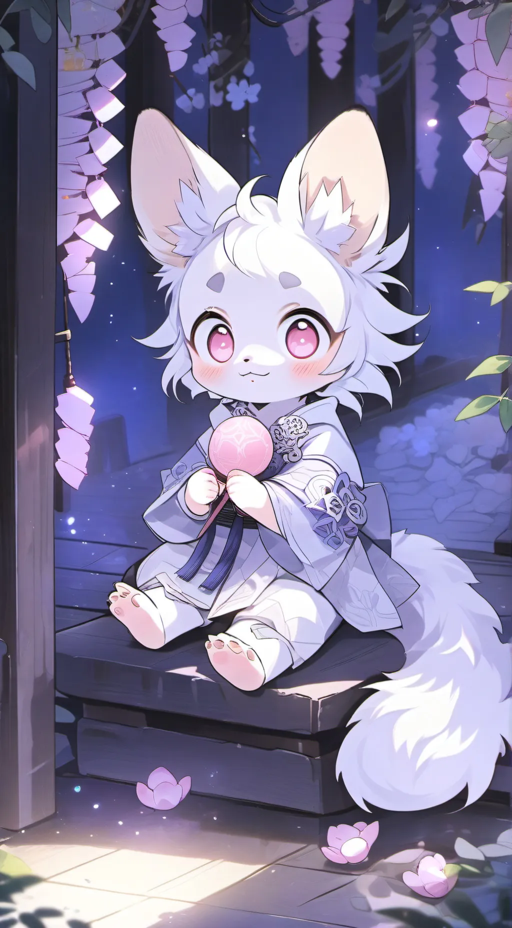 ai character: Pinky Toe Spirit background