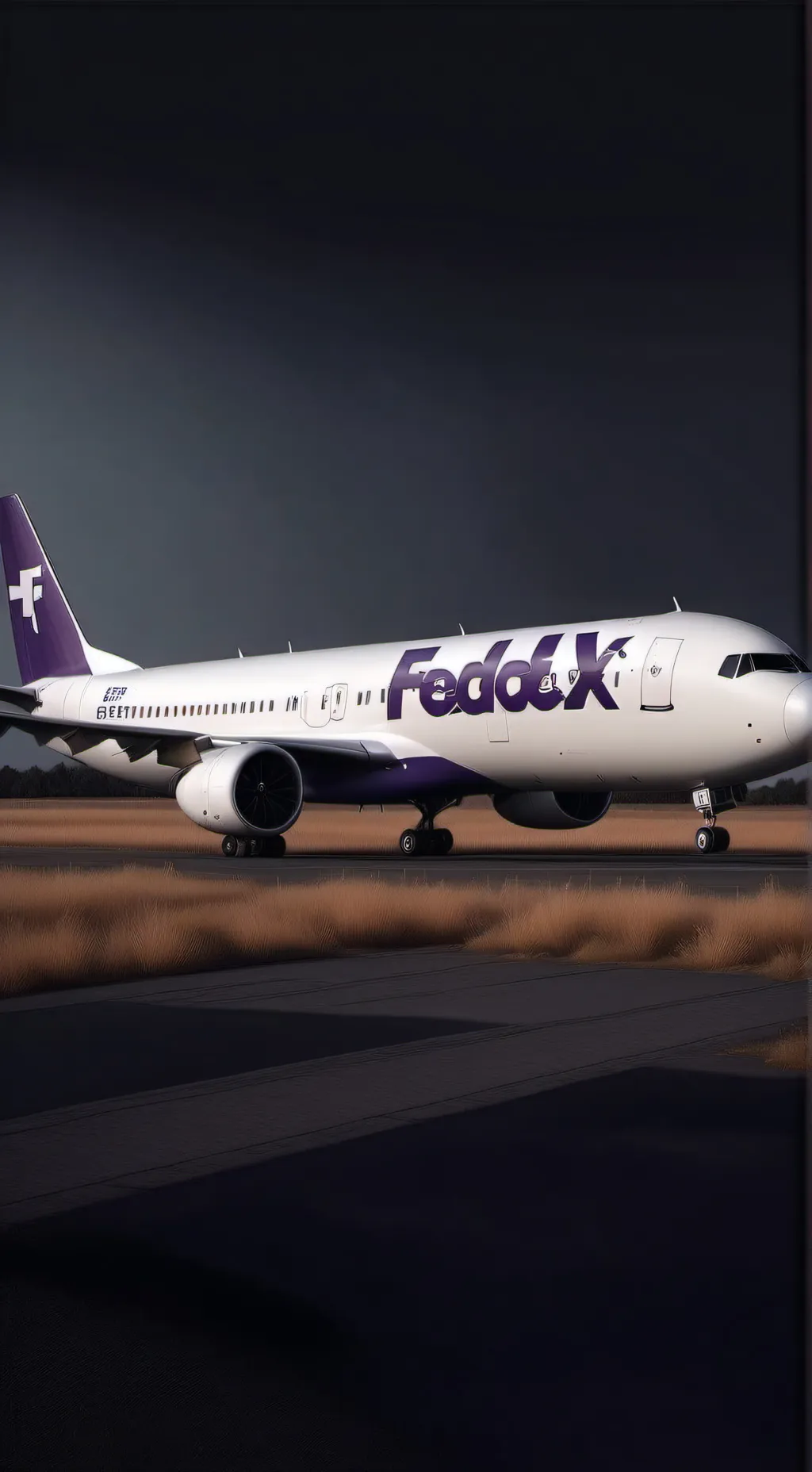 ai character: Fedex flight Crash background