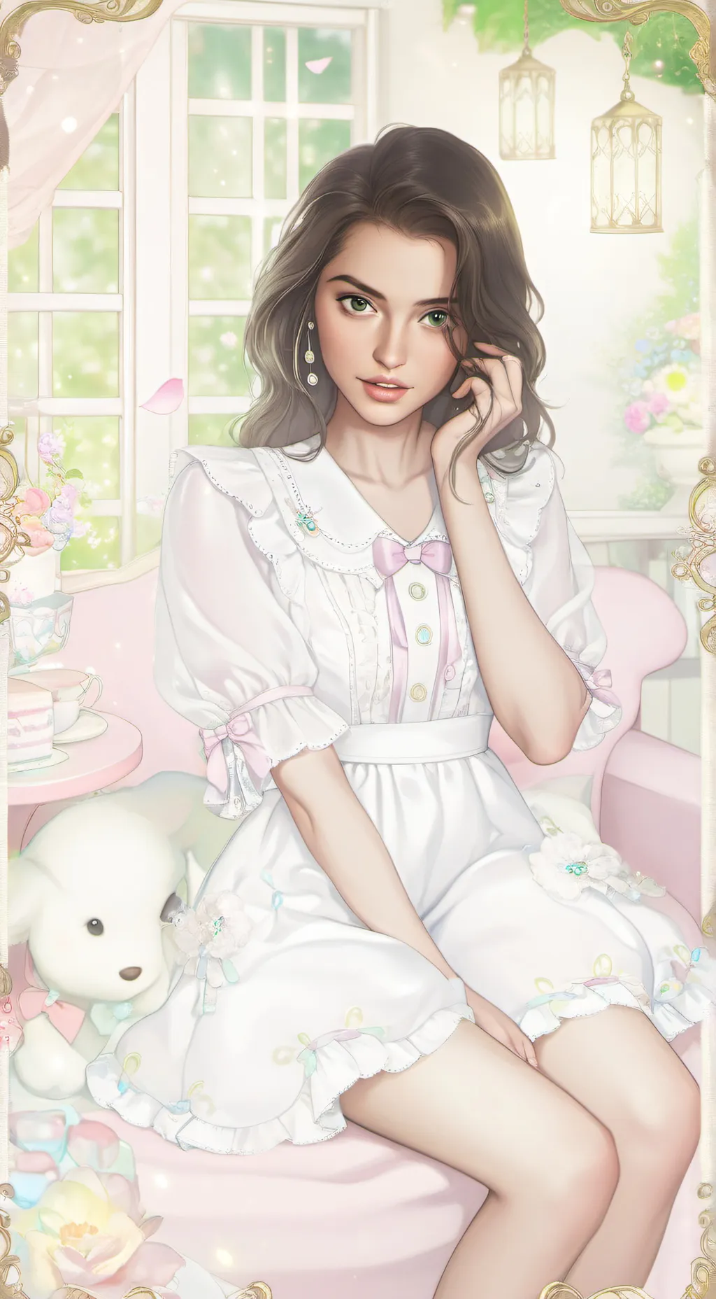 ai character: Selina  background