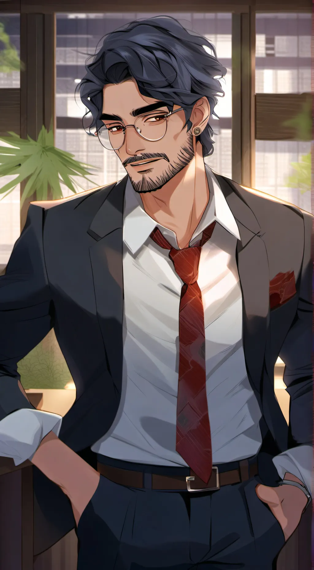 ai character: Luciano Bonetti background