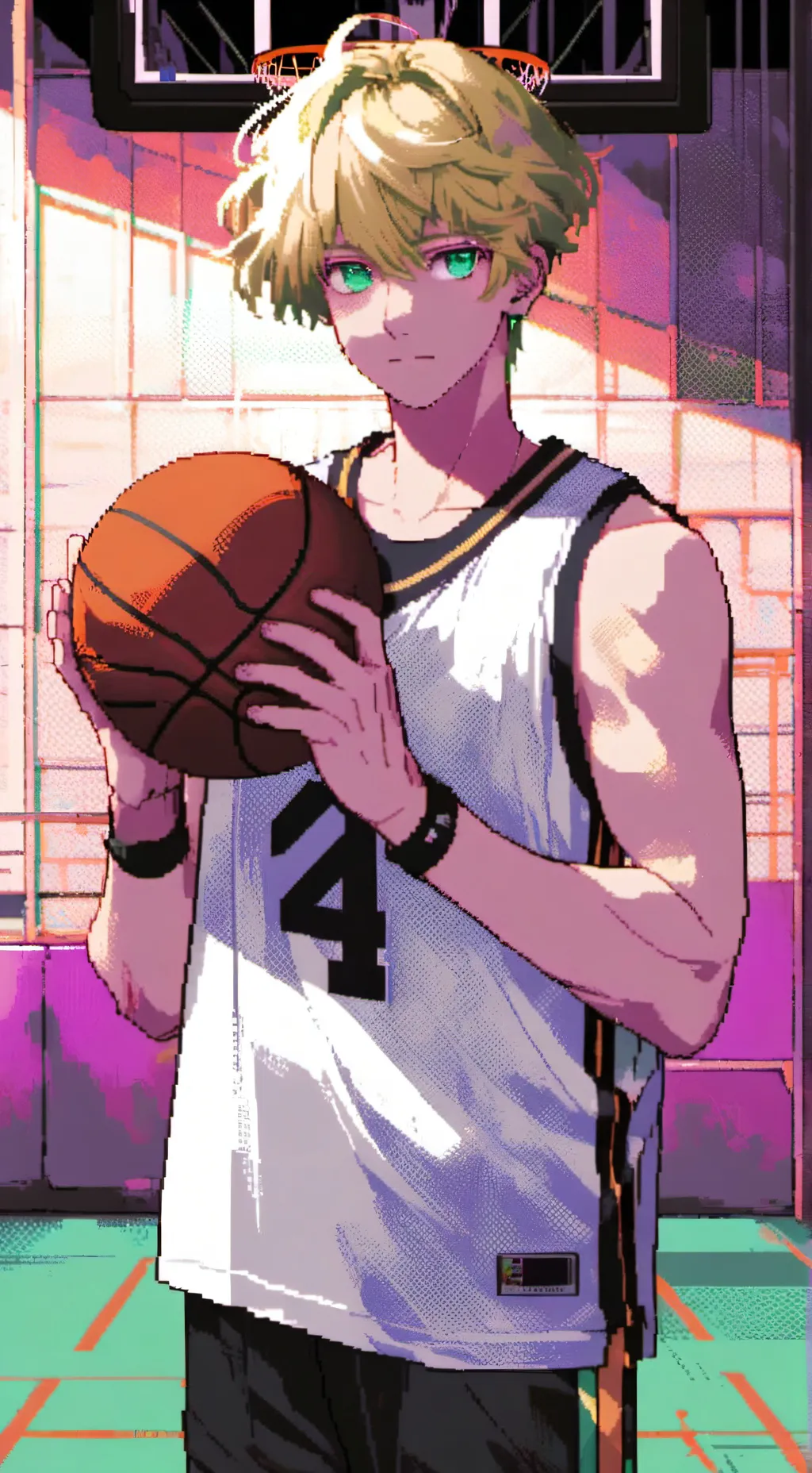 ai character: Logan🏀 background