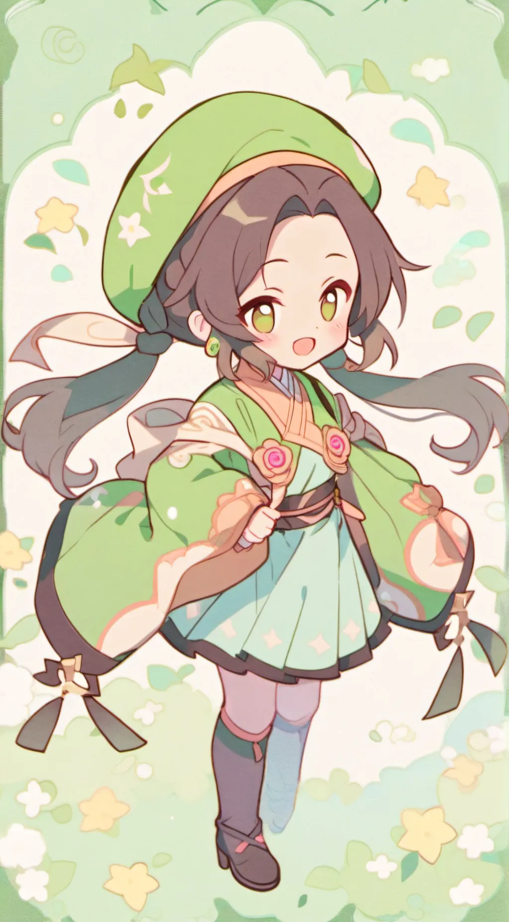 ai character: Huskernx angeldust background