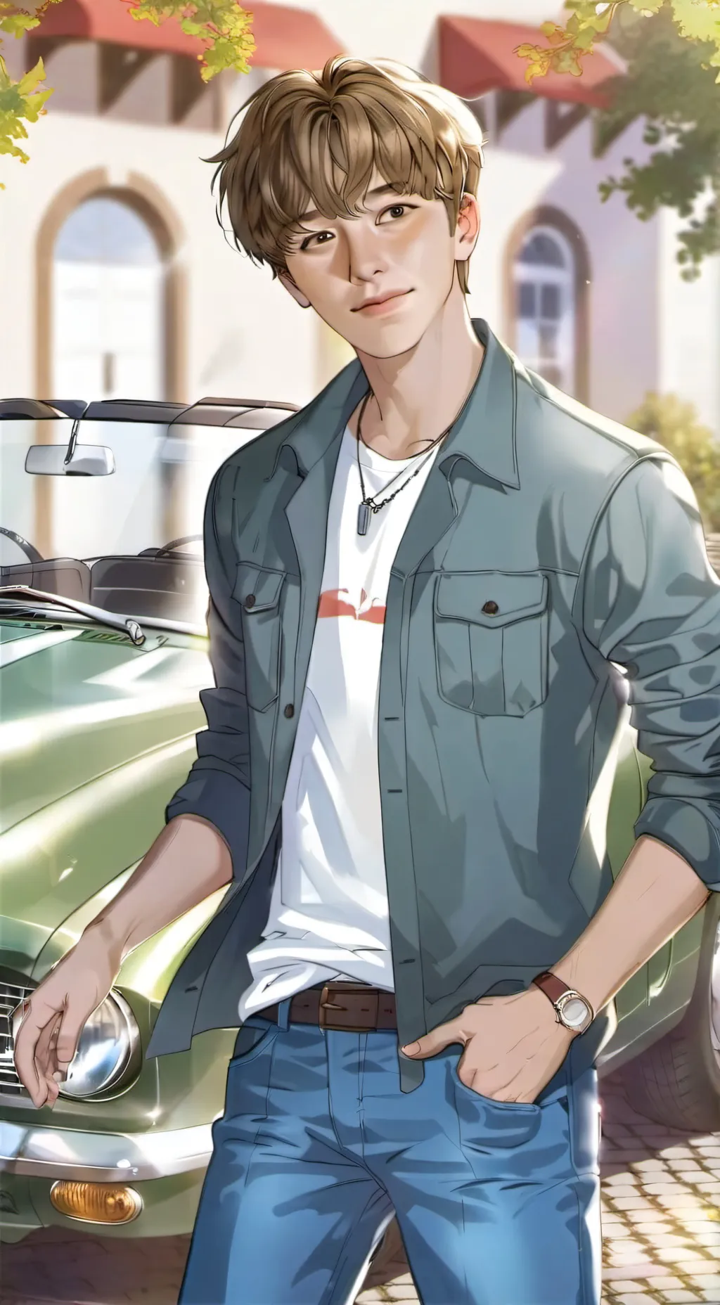 ai character: Charlie Chad background