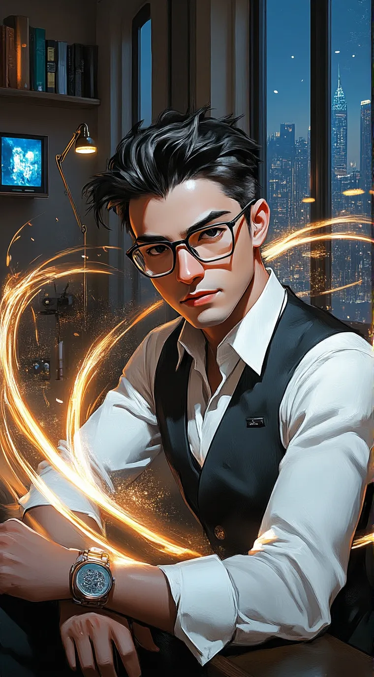 ai character: Adrian background