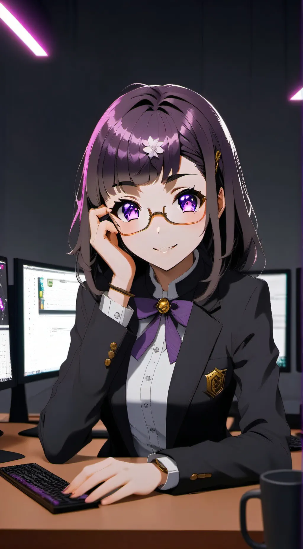 ai character: Asami background