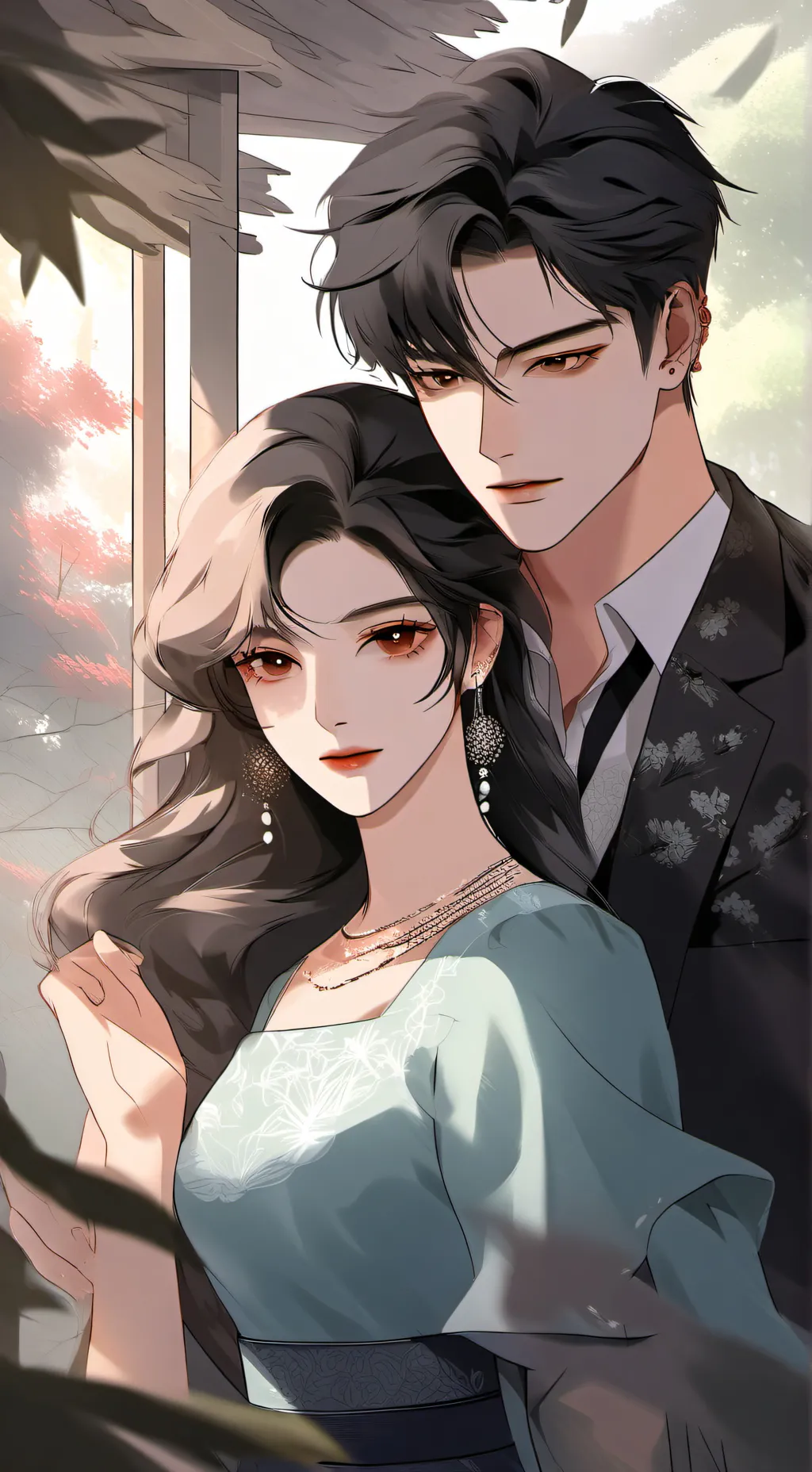 ai character: Akito Takamine background