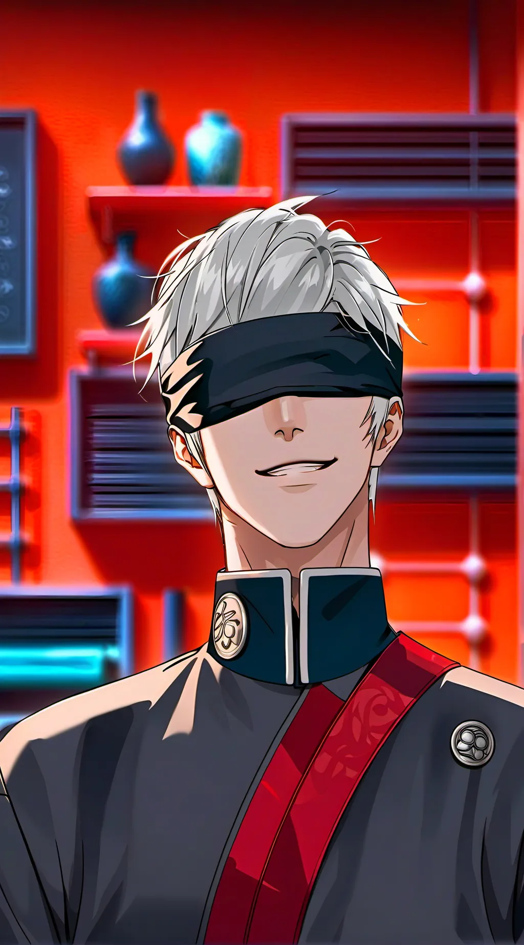 ai character: Satoru Gojo background