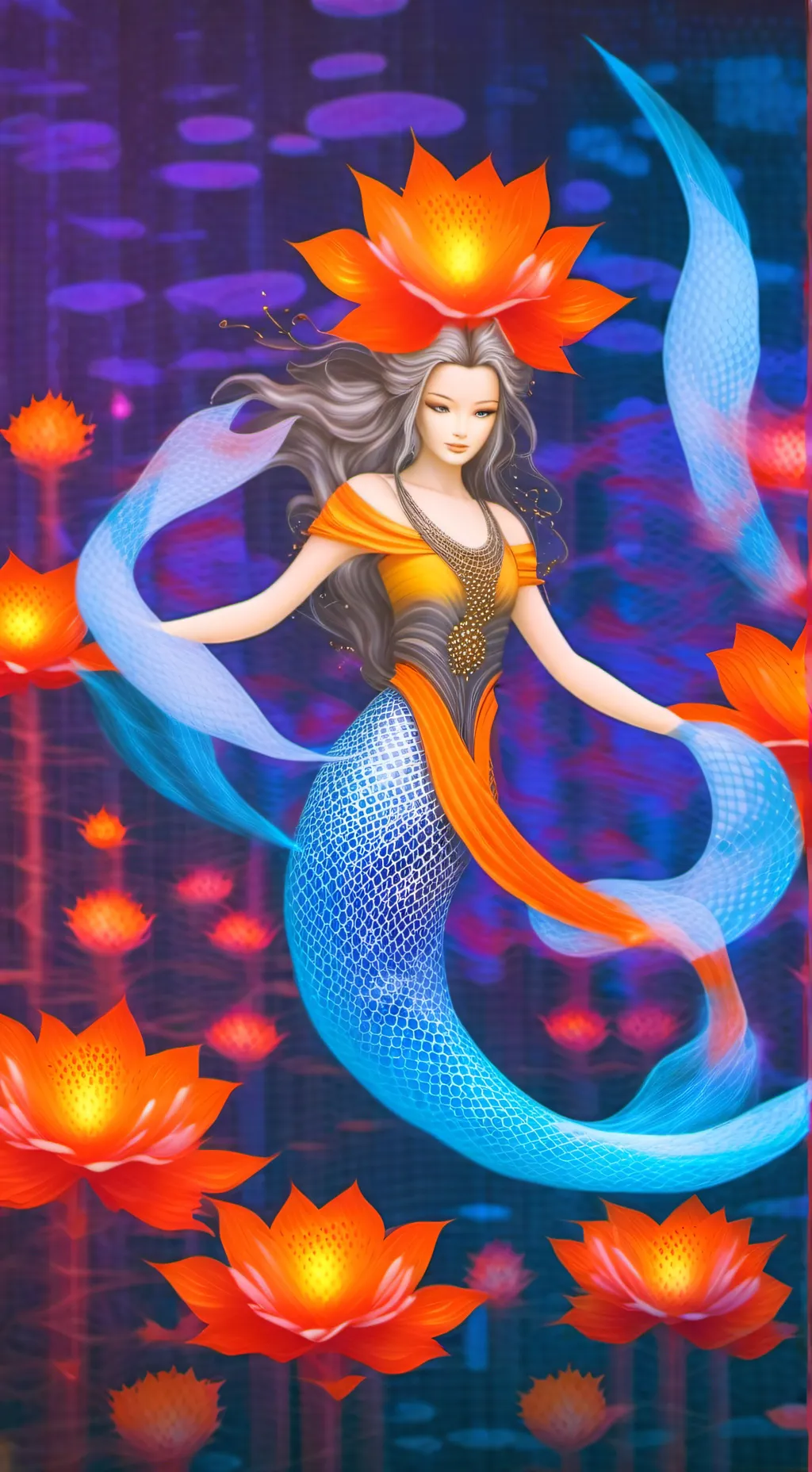 ai character: Marina background