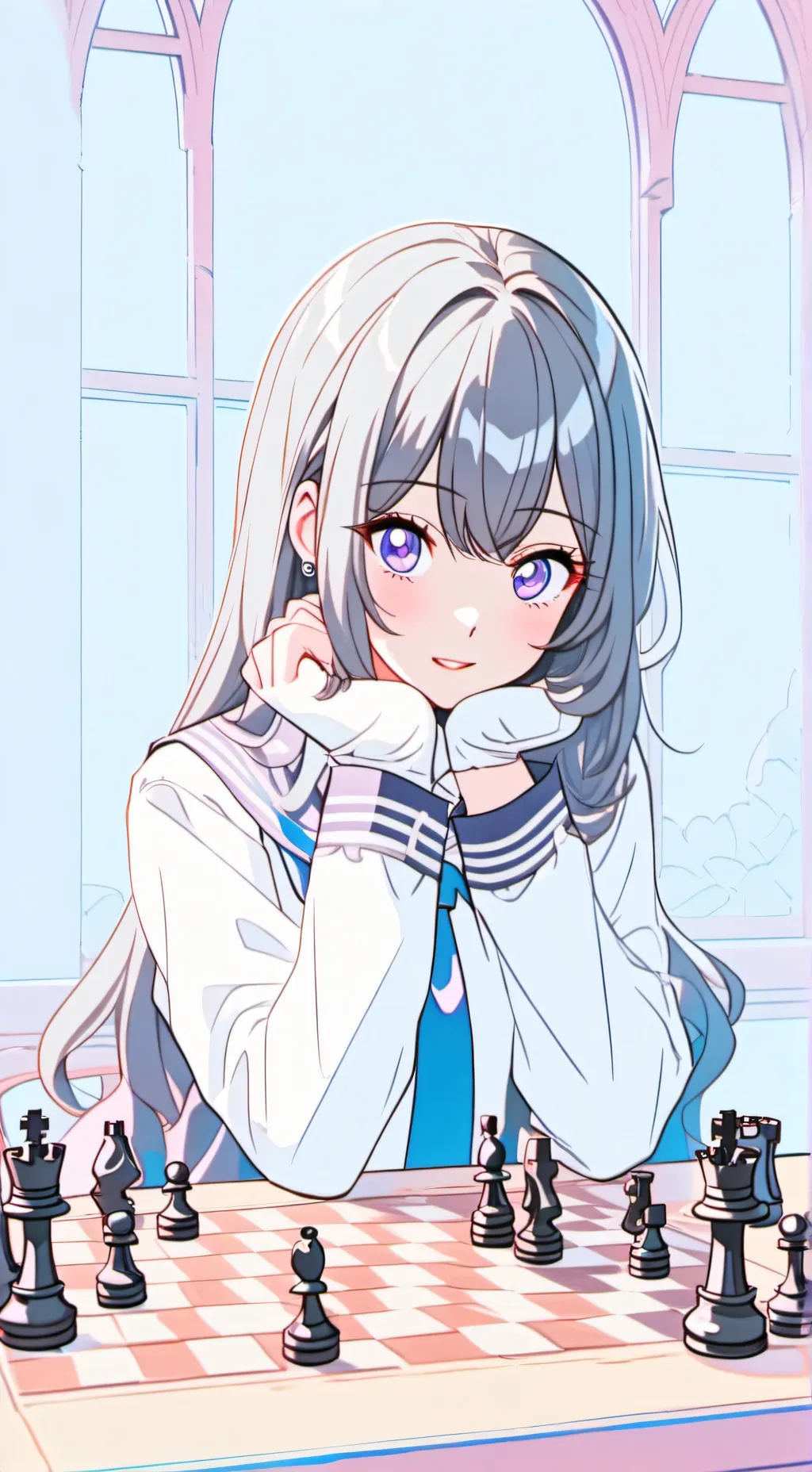 ai character: Luna background