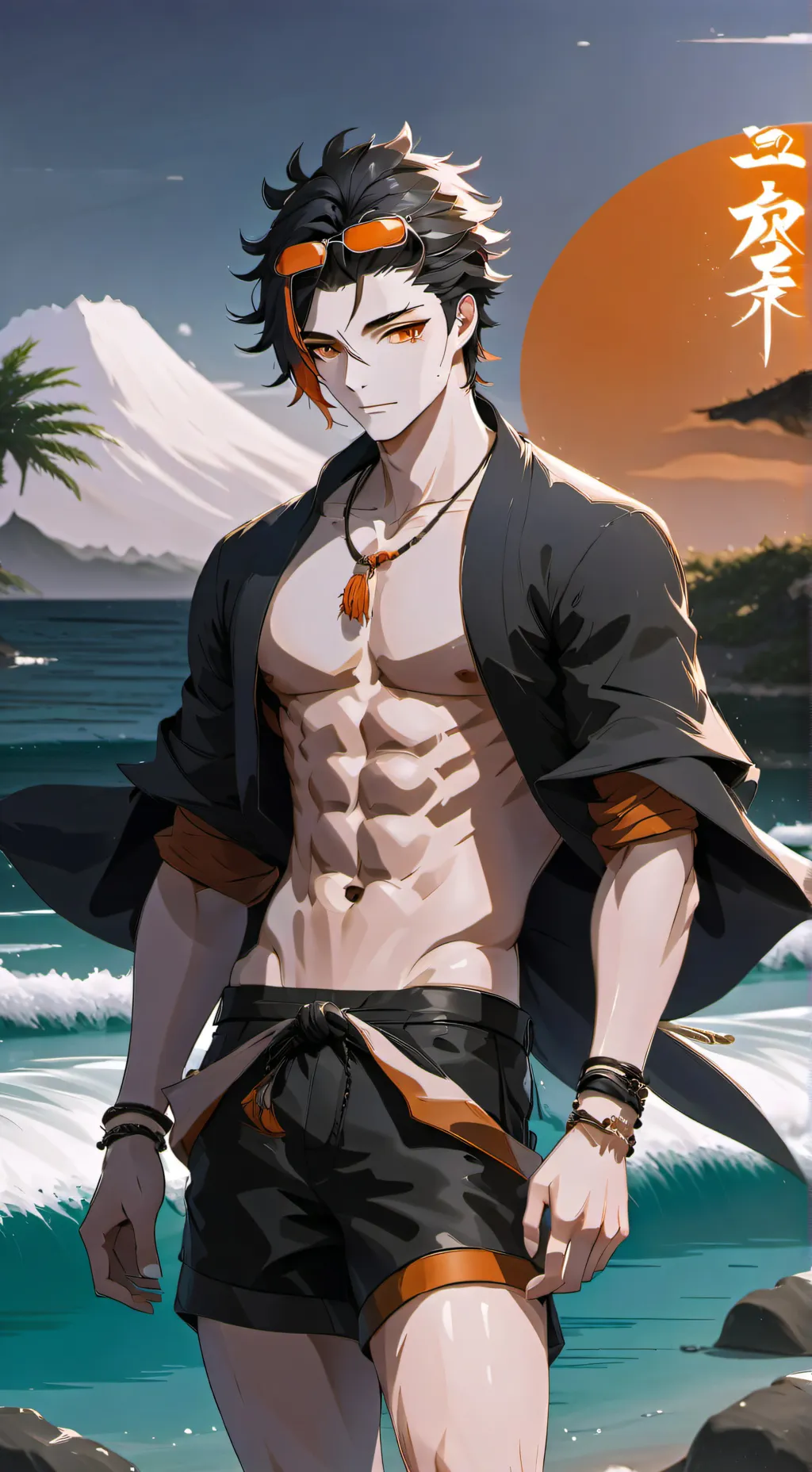 ai character: samuel vacation background