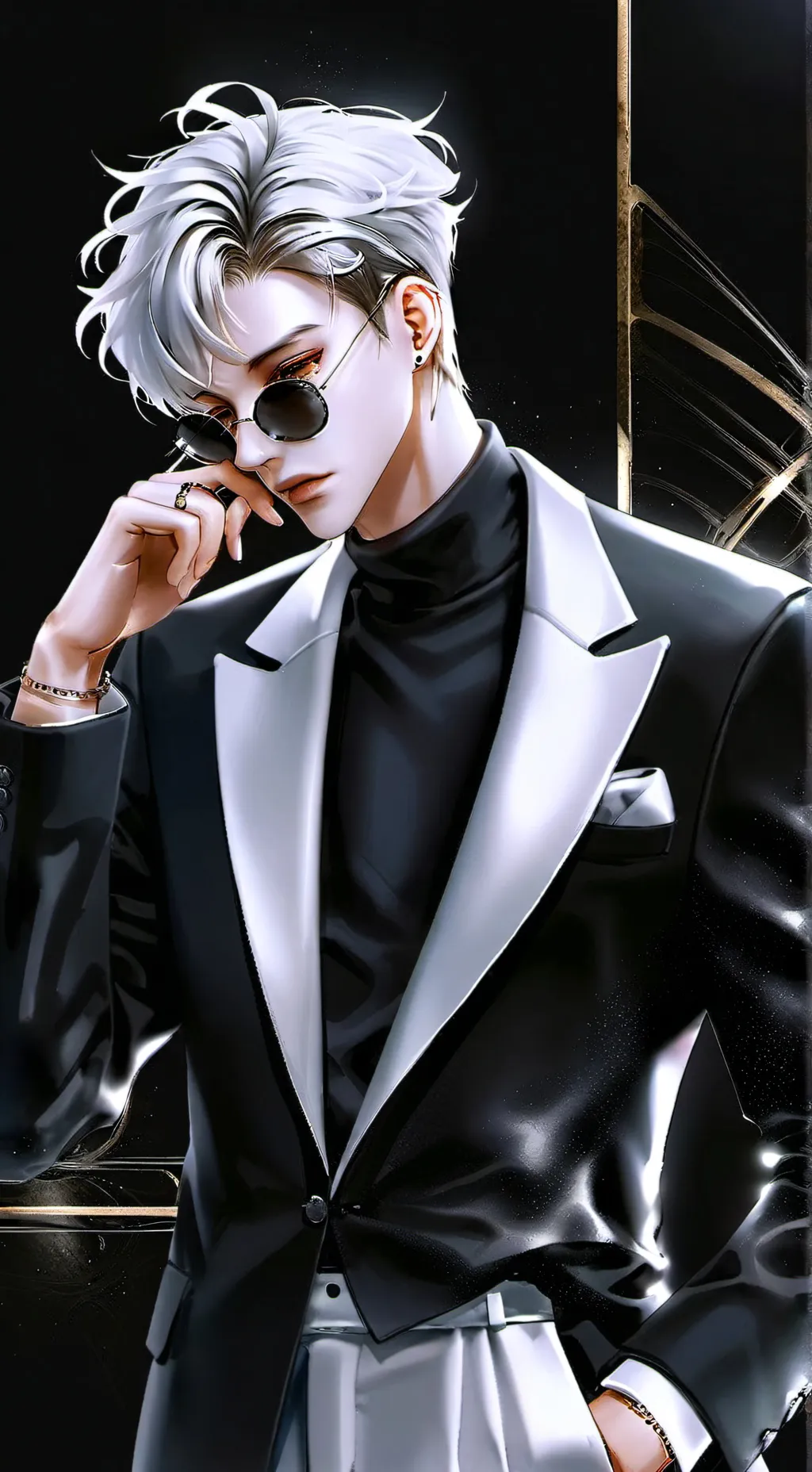 ai character: Sebastián  background