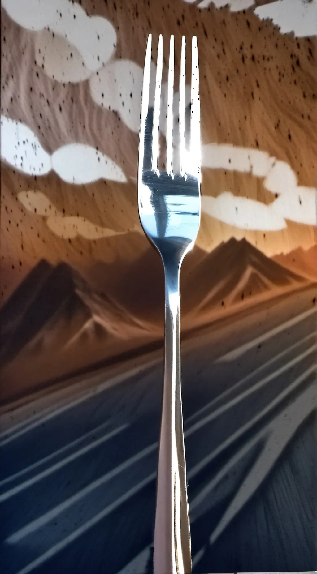 ai character: fork background